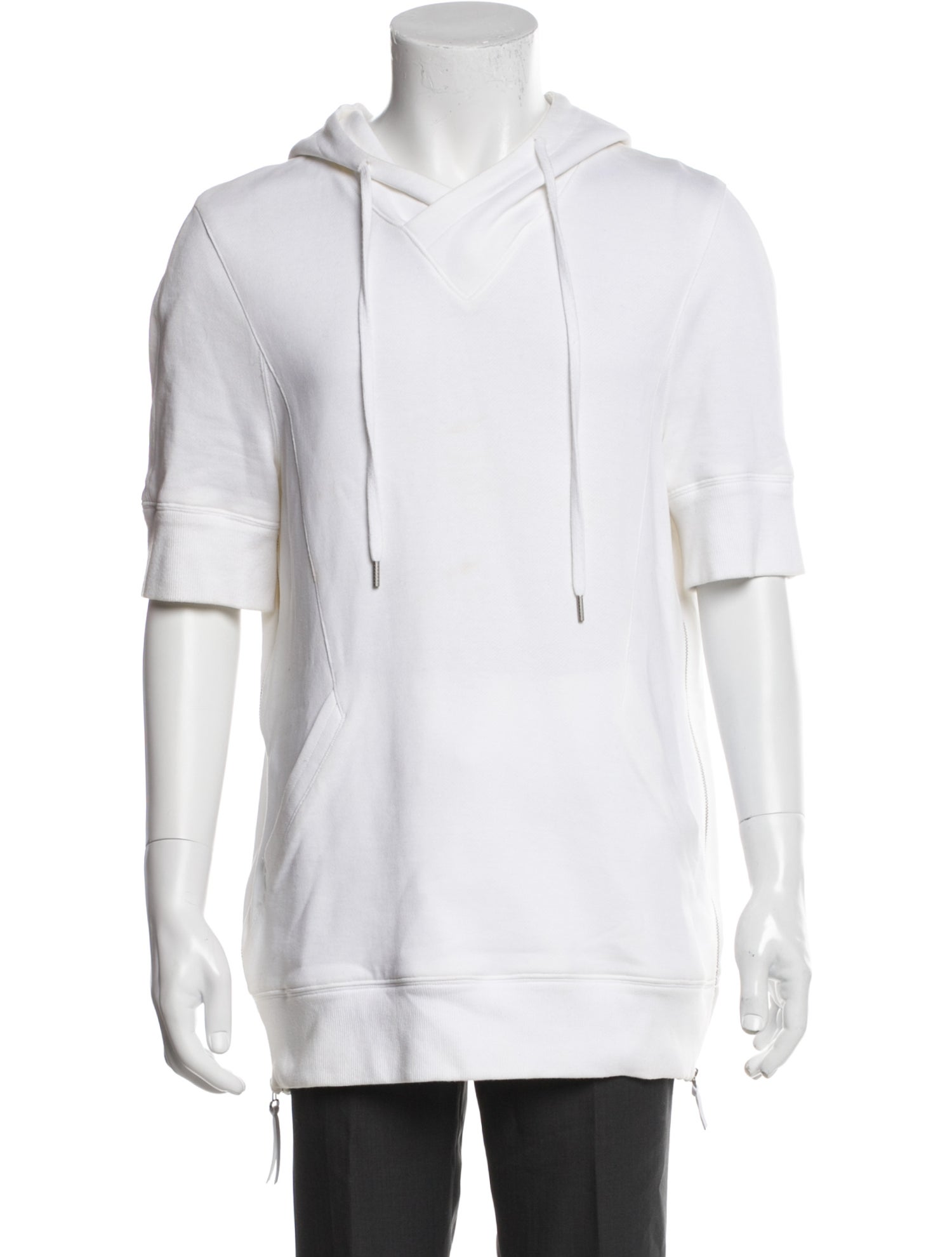Helmut Lang Crew Neck Short Sleeve Hoodie