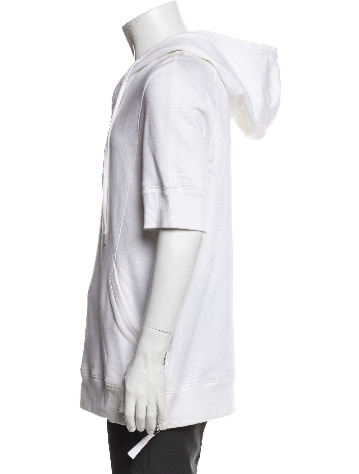 Helmut Lang Crew Neck Short Sleeve Hoodie