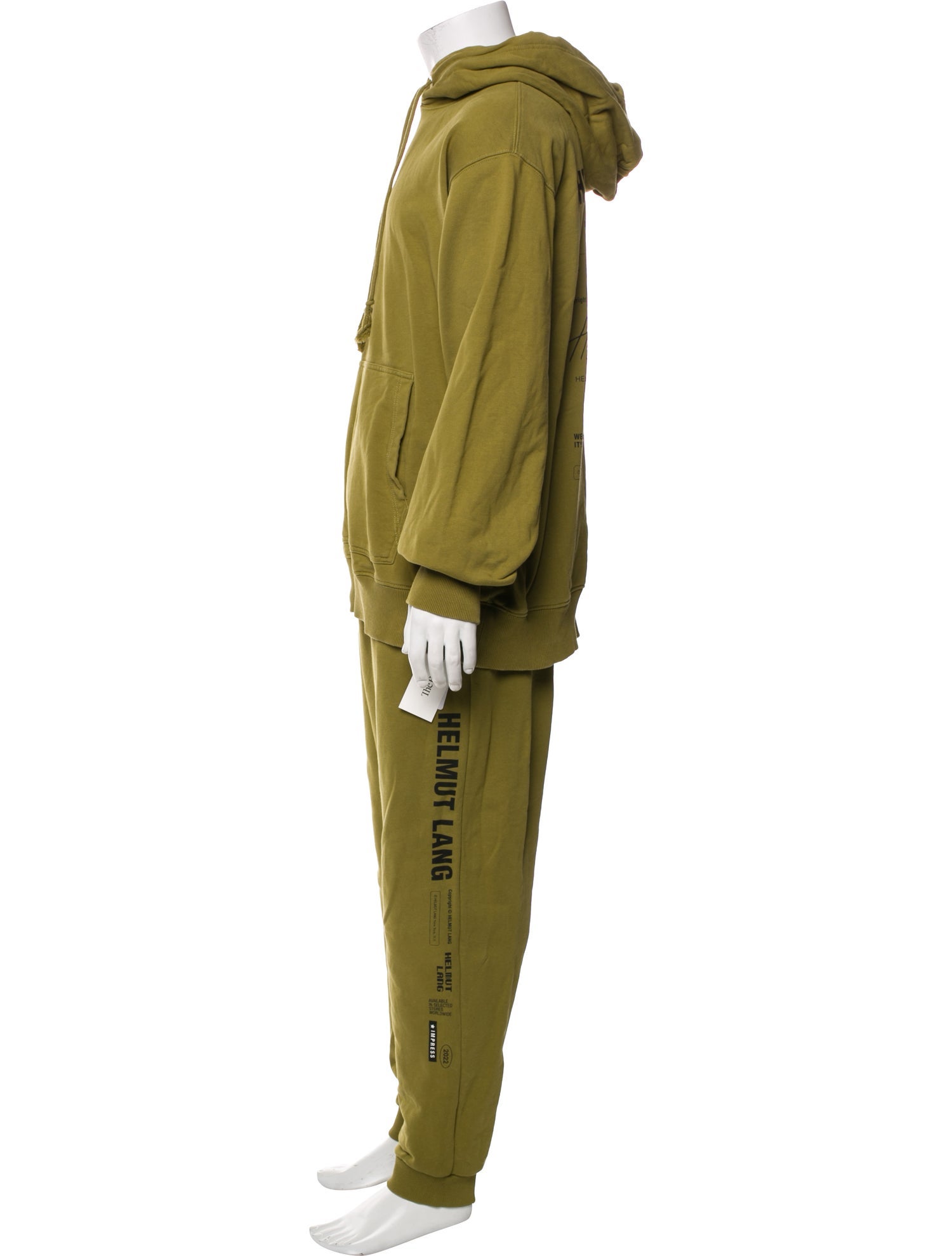 Helmut Lang Crew Neck Long Sleeve Hoodie