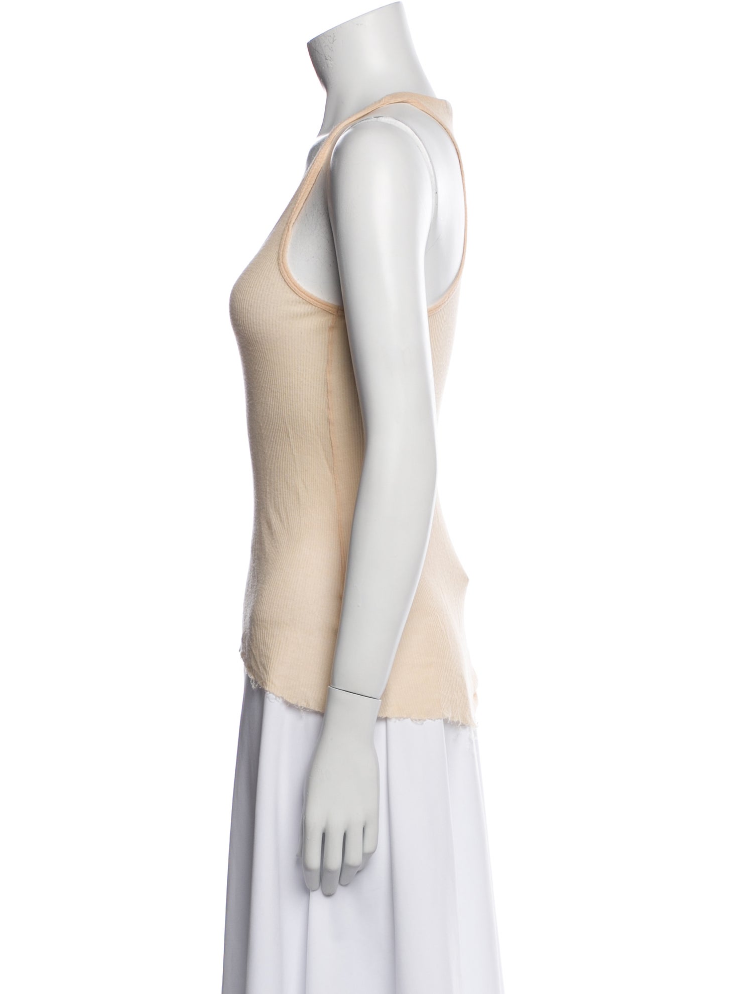 Helmut Lang Scoop Neck Sleeveless Top