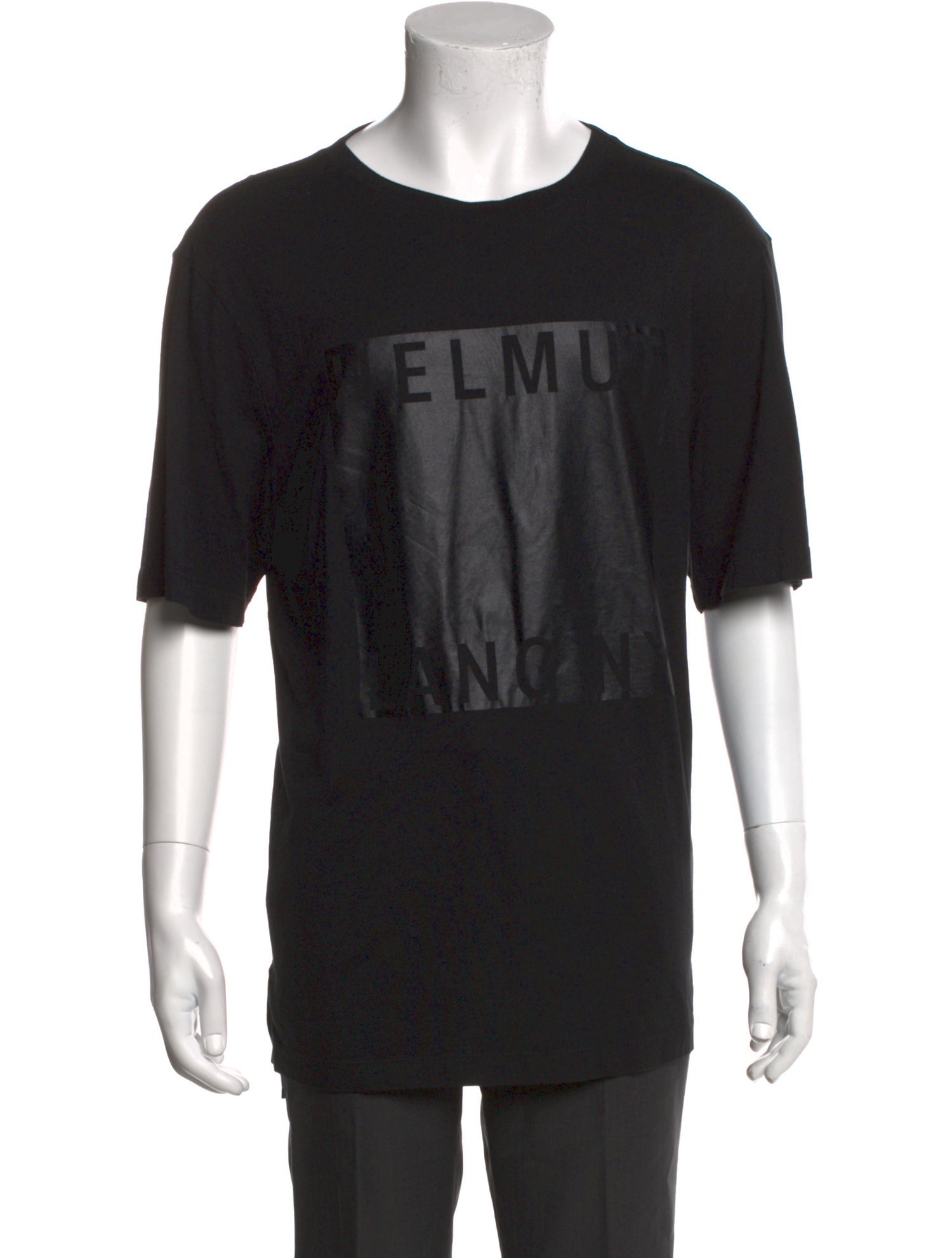 Helmut Lang Graphic Print Crew Neck T-Shirt