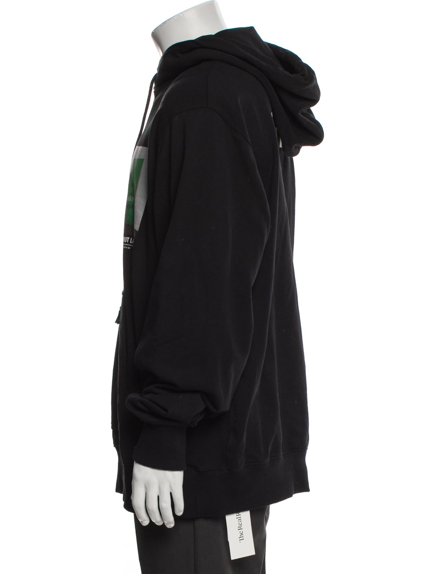 Helmut Lang Graphic Print Mock Neck Pullover