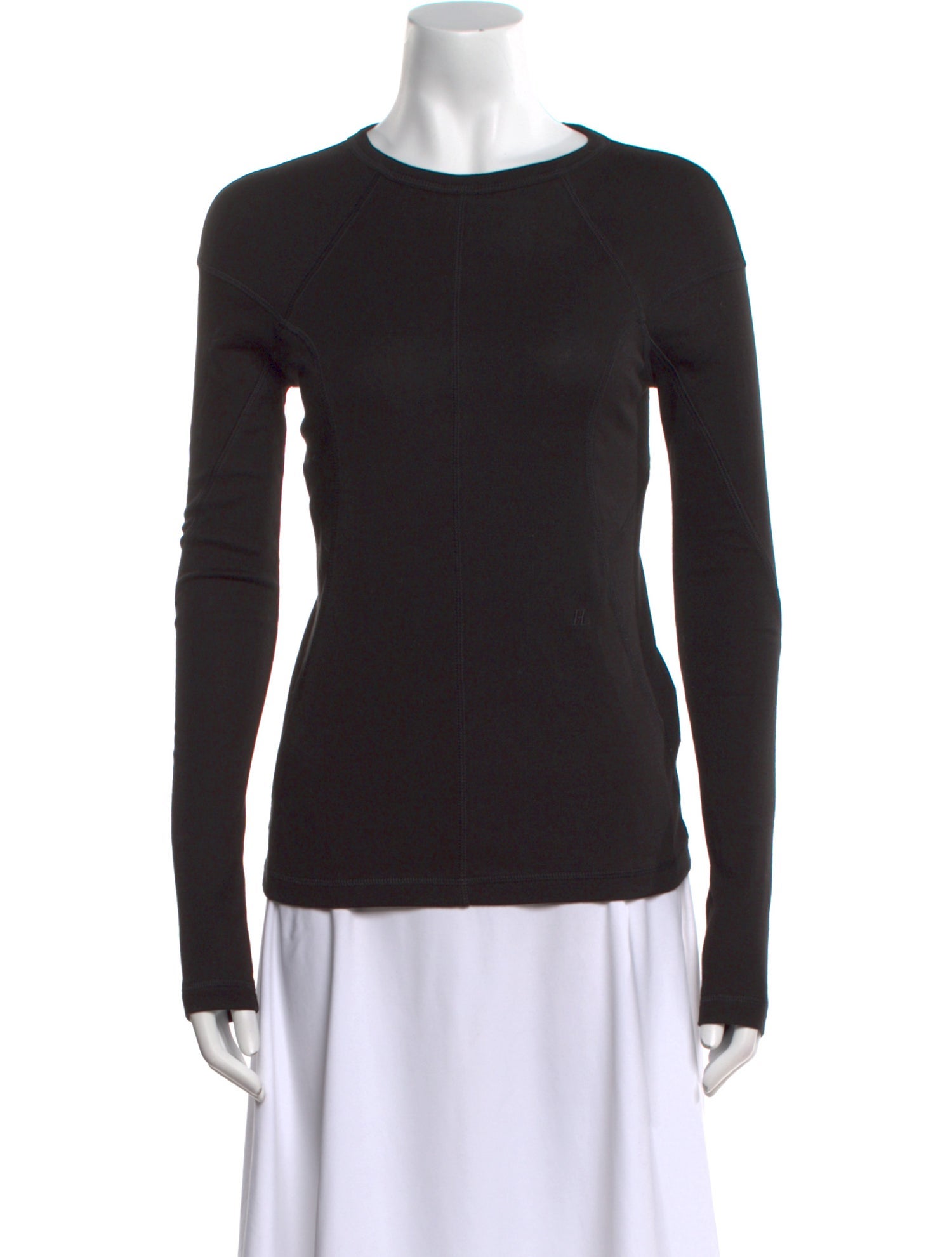 Helmut Lang Crew Neck Long Sleeve Top