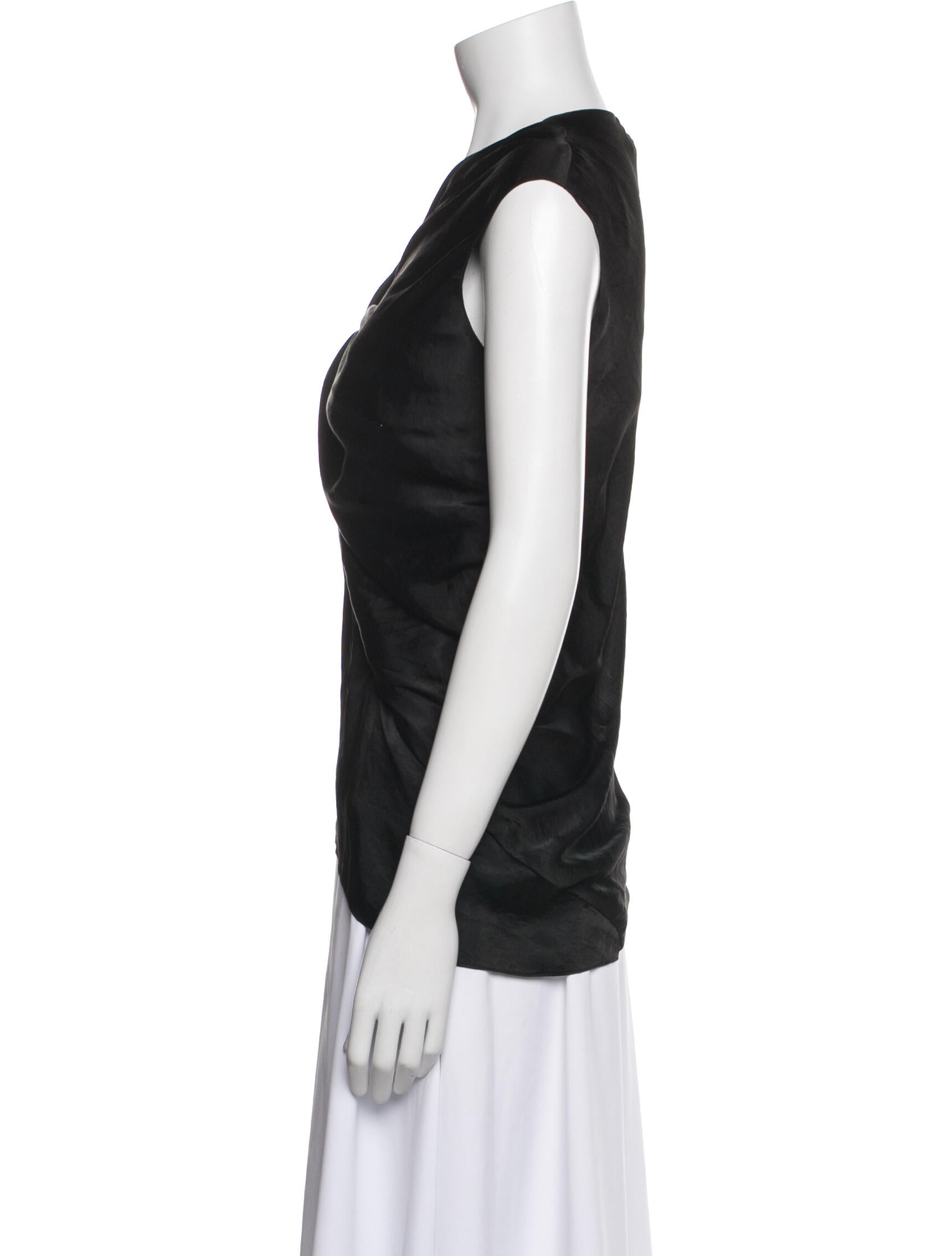 Helmut Lang One-Shoulder Sleeveless Top