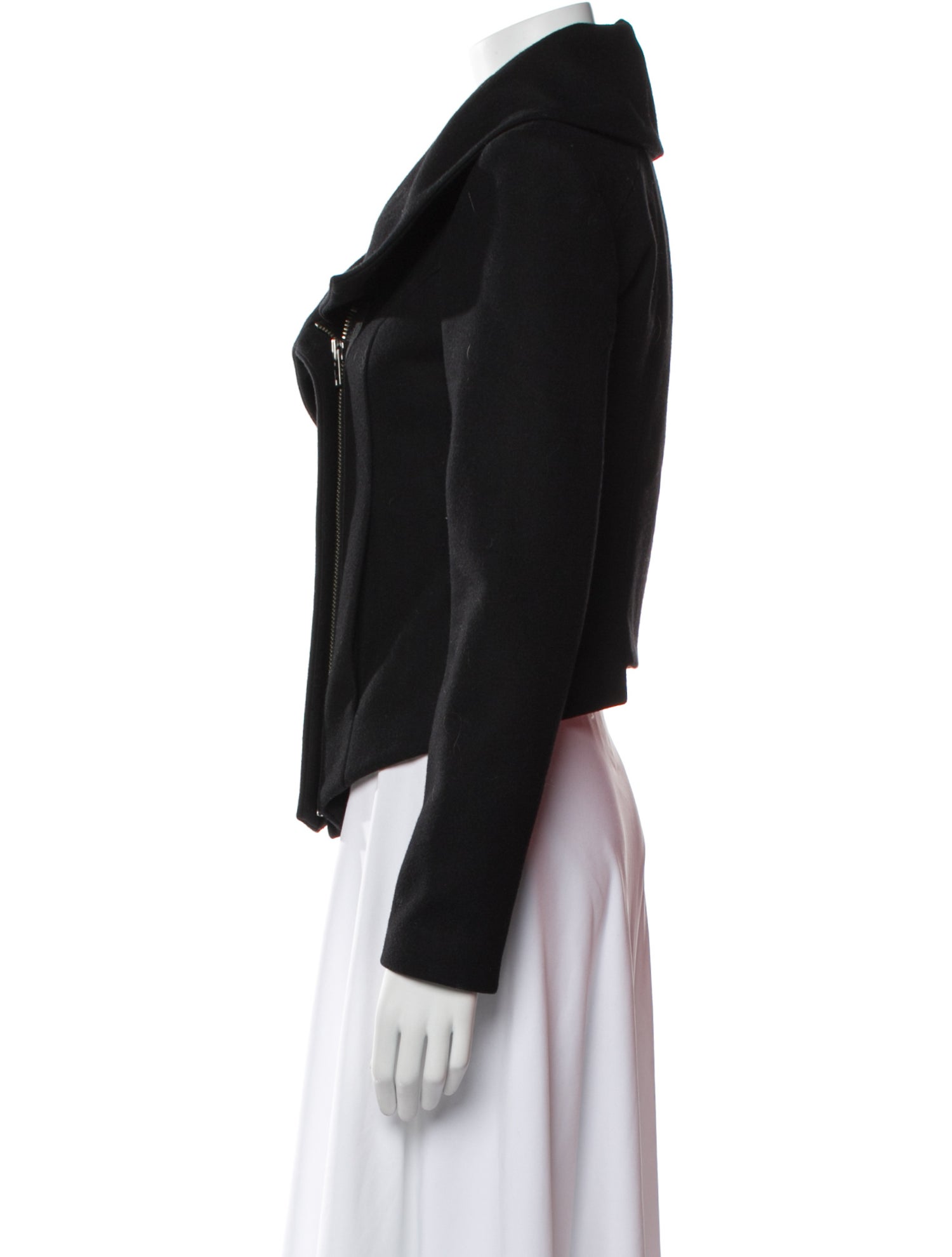 Helmut Lang Wool Biker Jacket