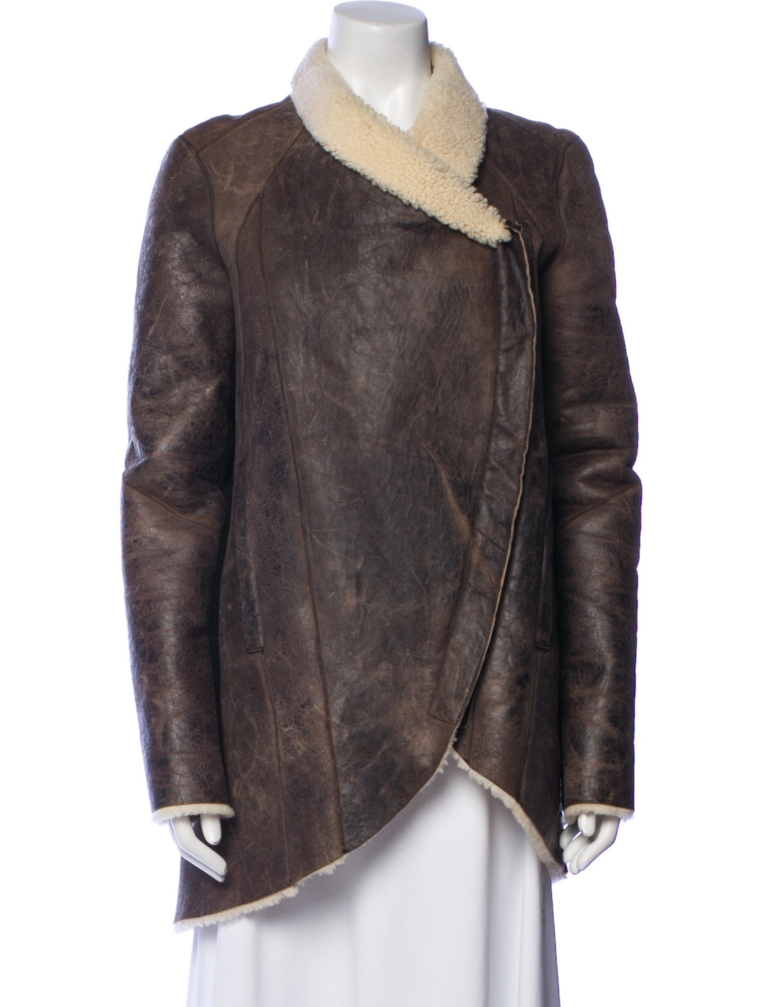 Helmut Lang Shearling Fur Jacket