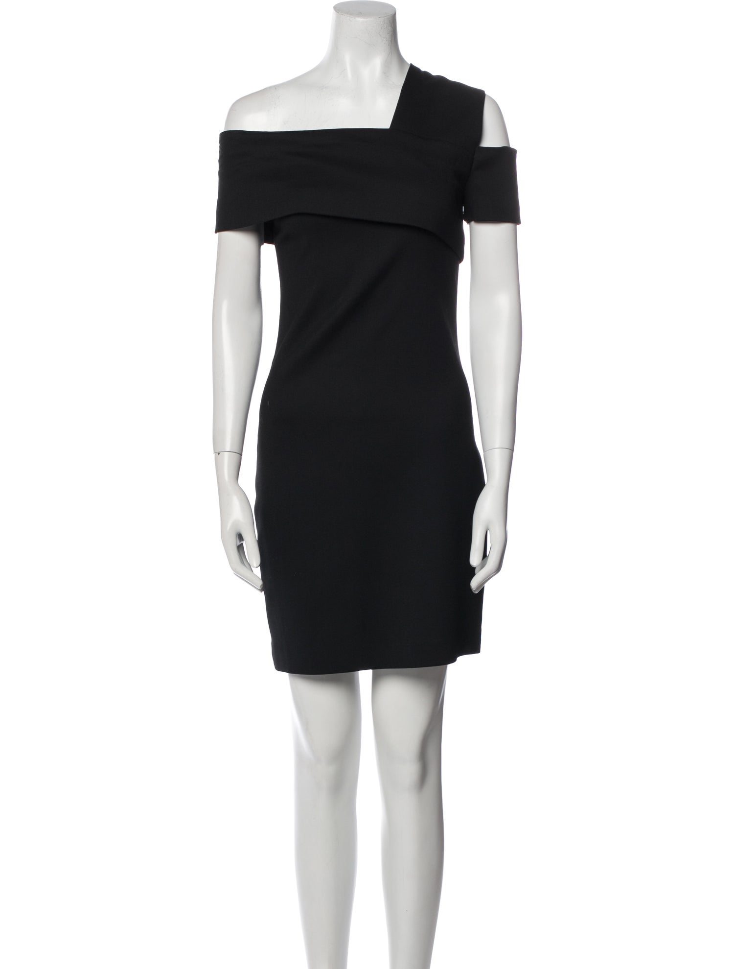 Helmut Lang One-Shoulder Mini Dress