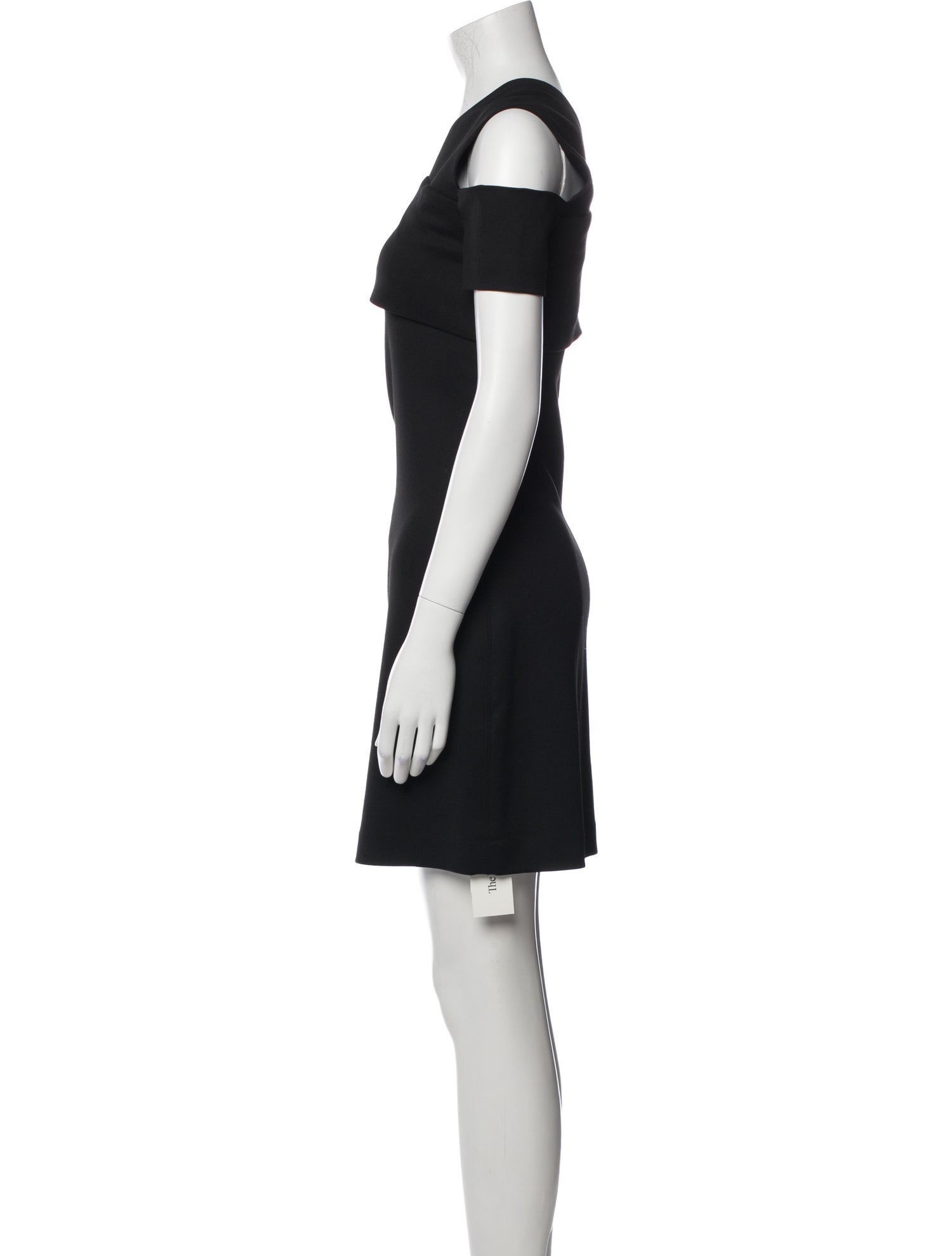 Helmut Lang One-Shoulder Mini Dress