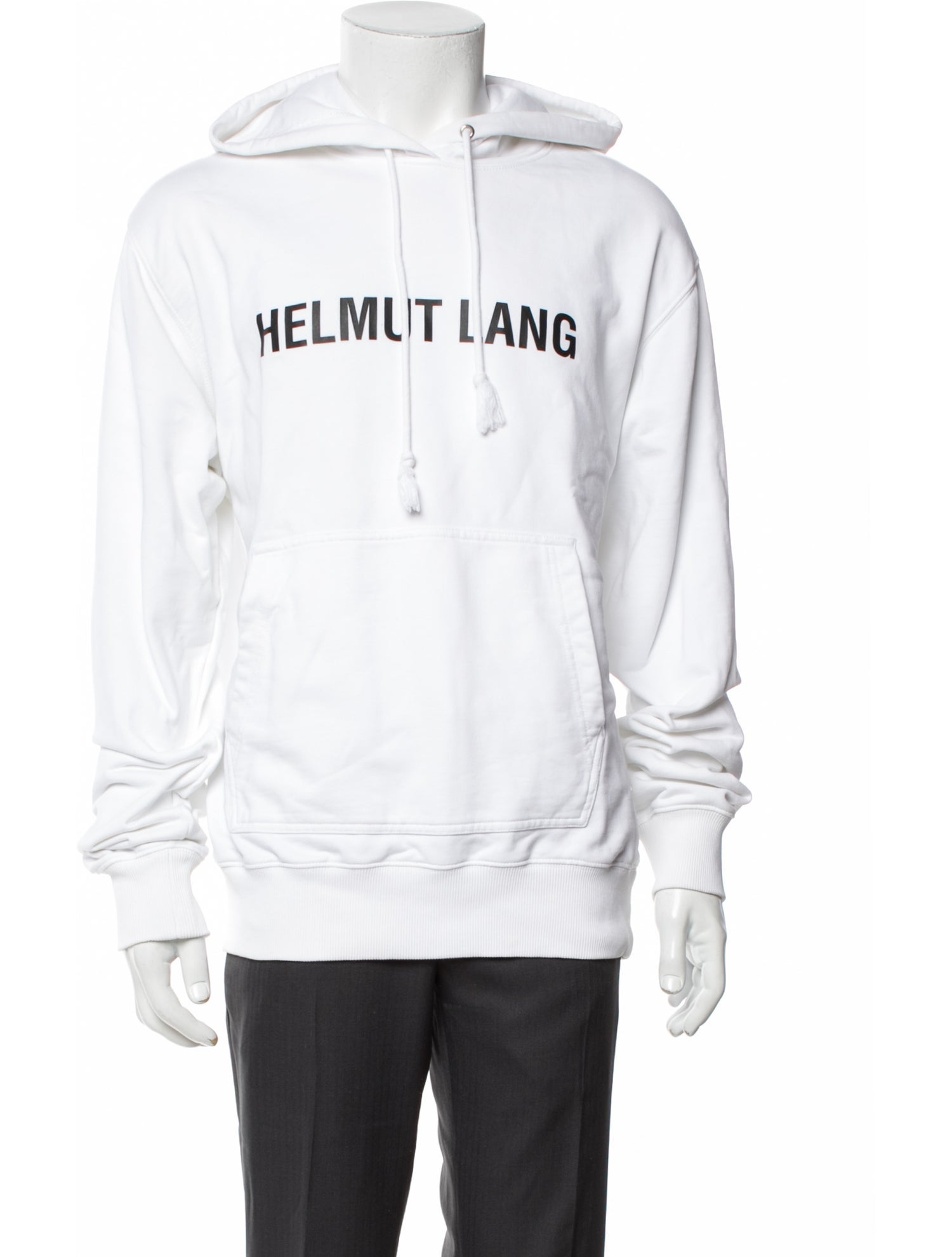 Helmut Lang Graphic Print Crew Neck Hoodie