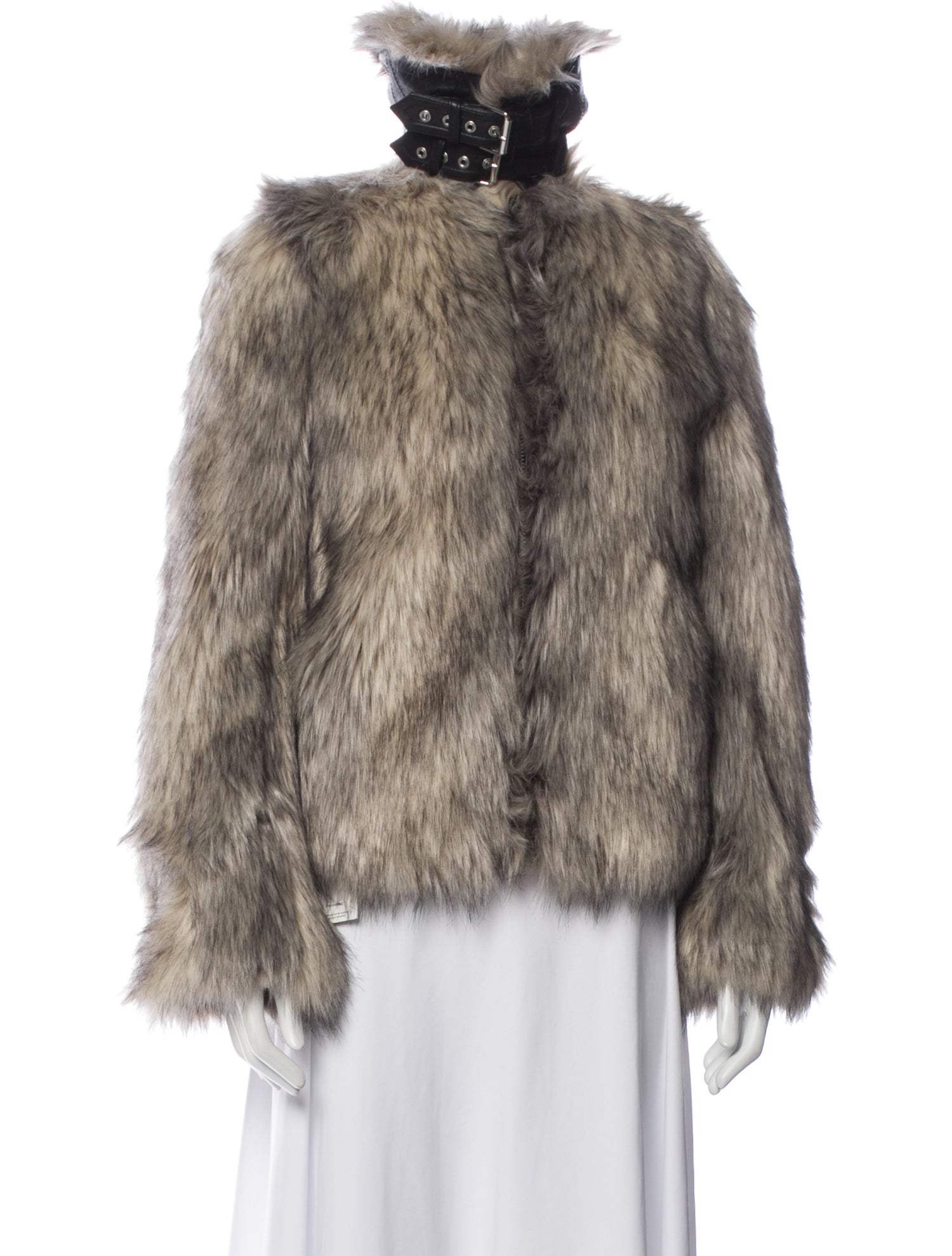 Helmut Lang Faux Fur Faux Fur Jacket