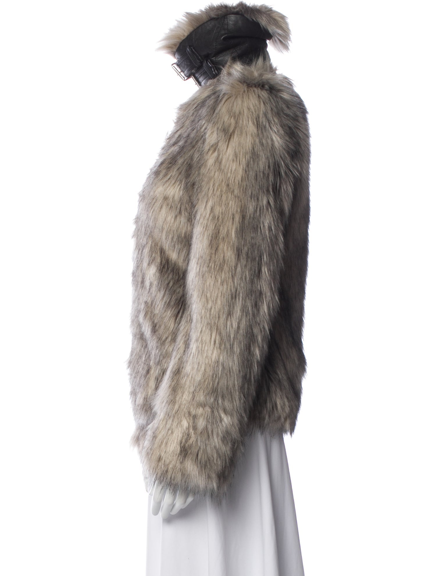 Helmut Lang Faux Fur Faux Fur Jacket
