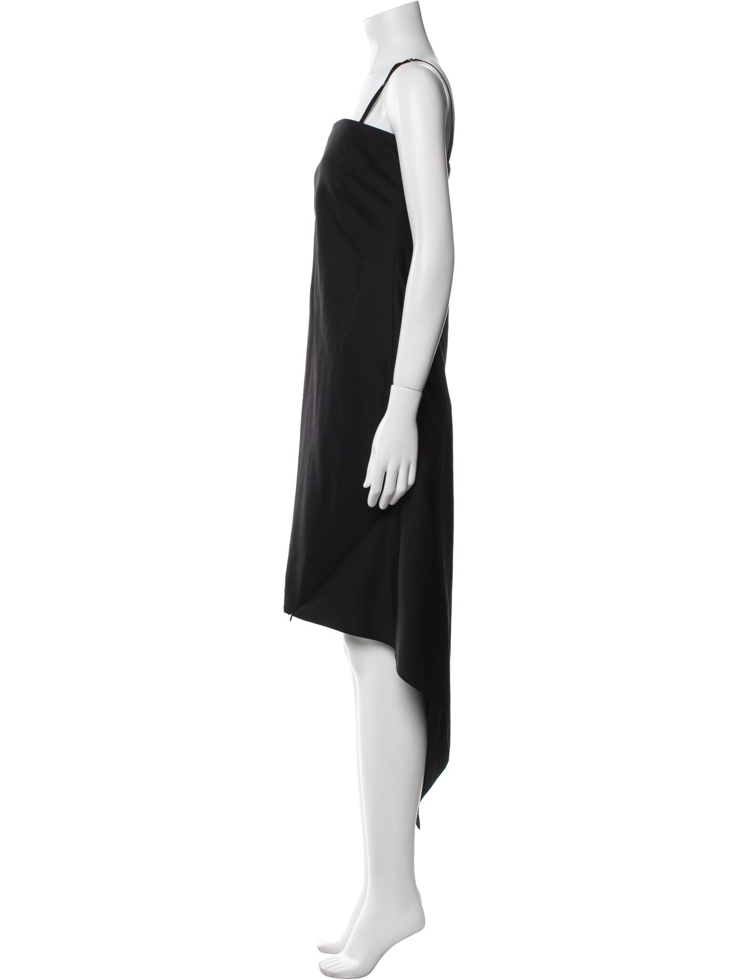 Helmut Lang Virgin Wool Long Dress
