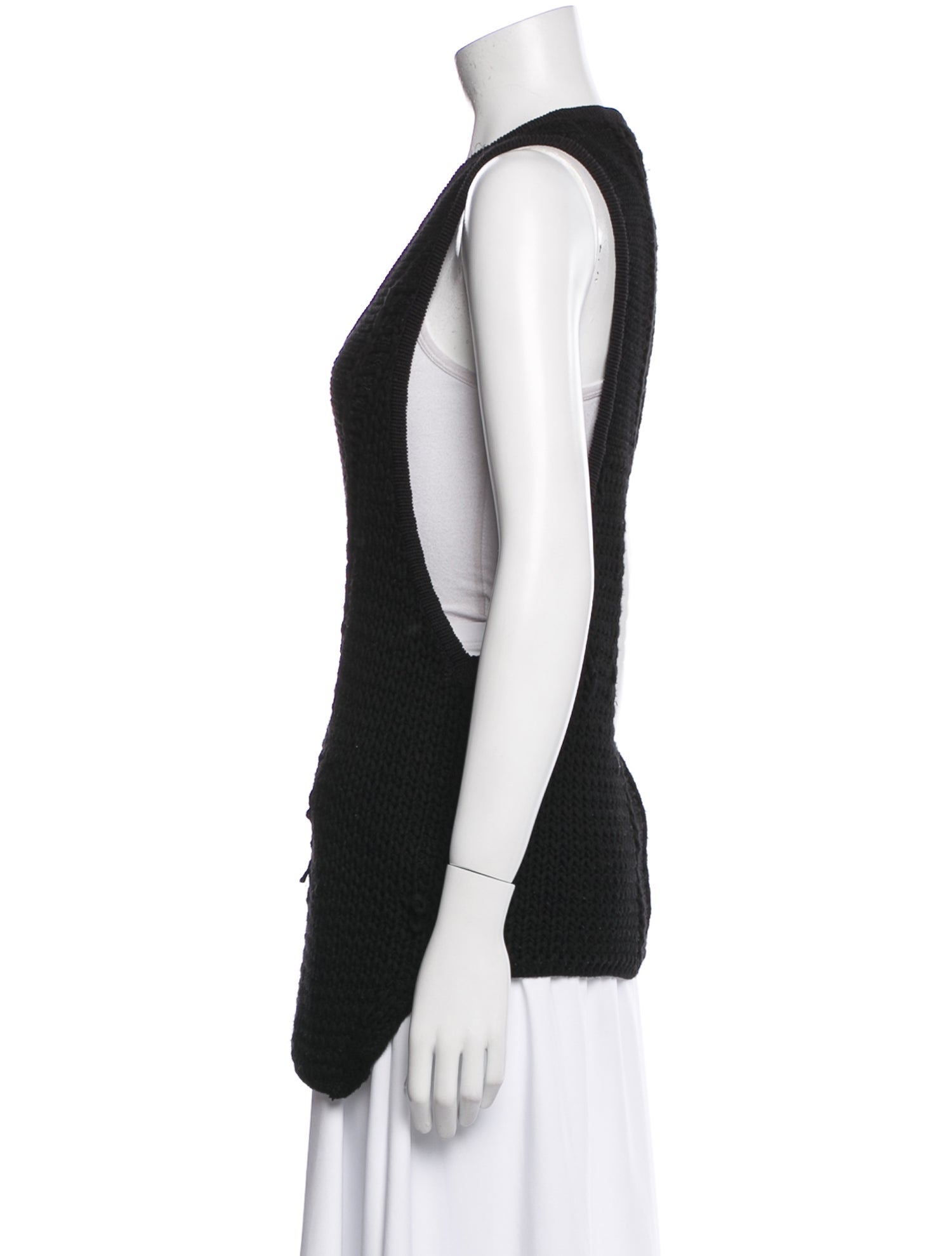 Helmut Lang V-Neck Sleeveless Tunic