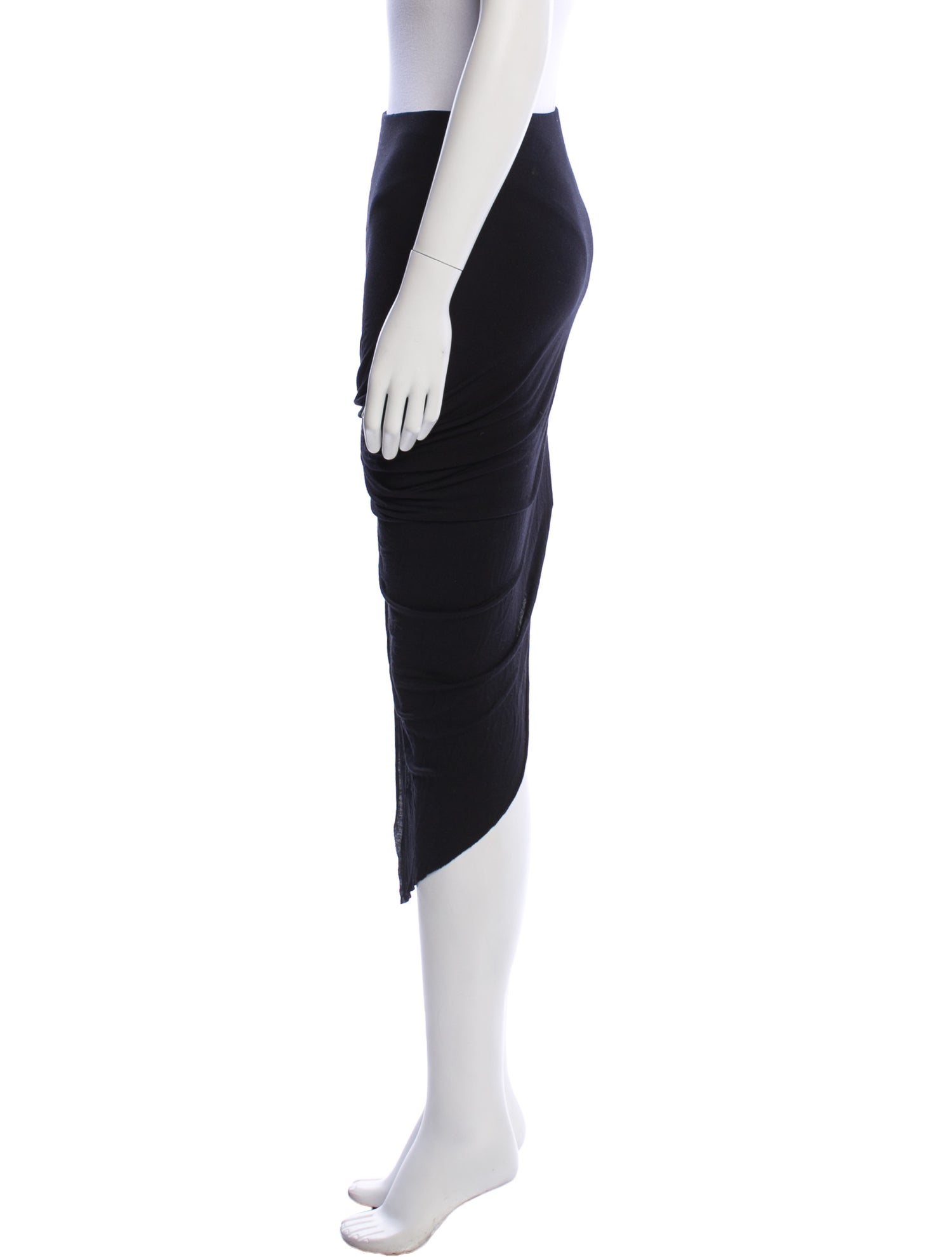 Helmut Lang Ruffle Embellishment Knee-Length Skirt