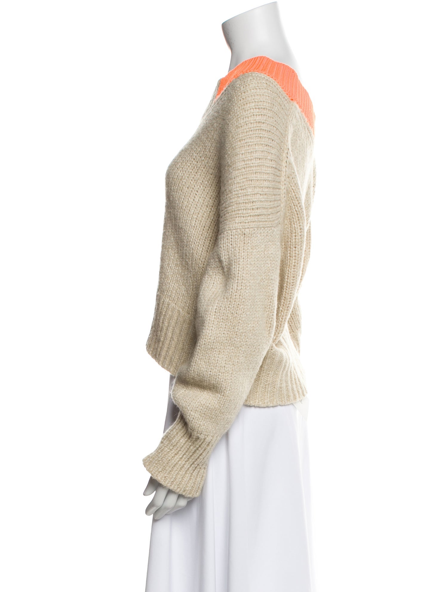 Helmut Lang Wool V-Neck Sweater