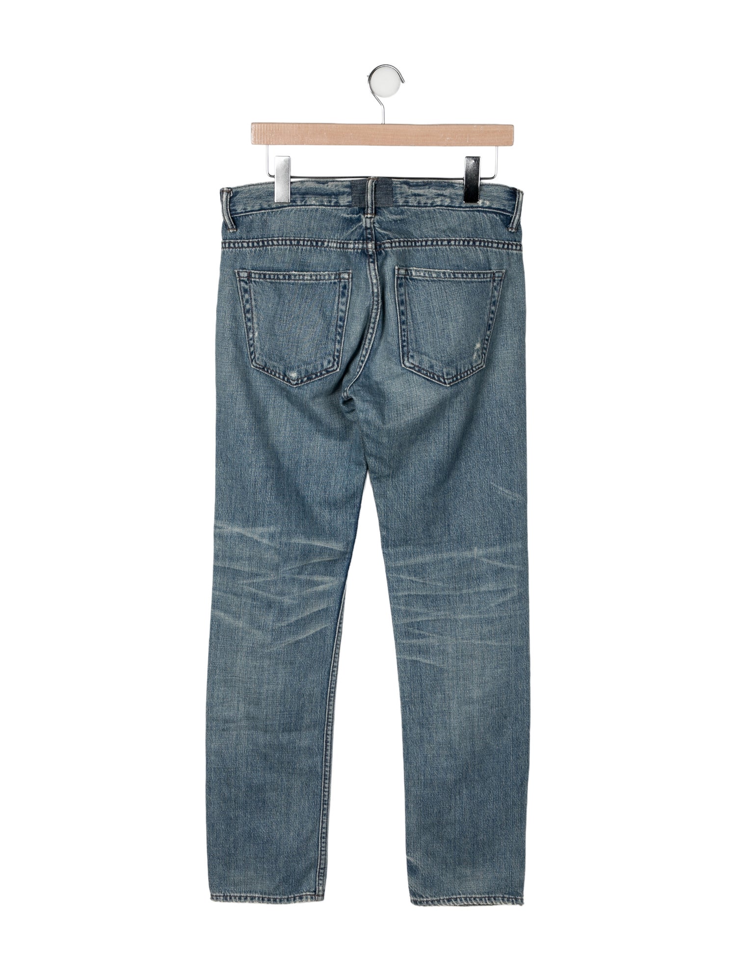 Helmut Lang Mid-Rise Straight Leg Jeans