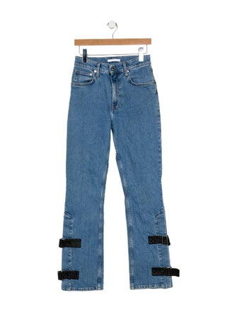 Helmut Lang High-Rise Straight Leg Jeans