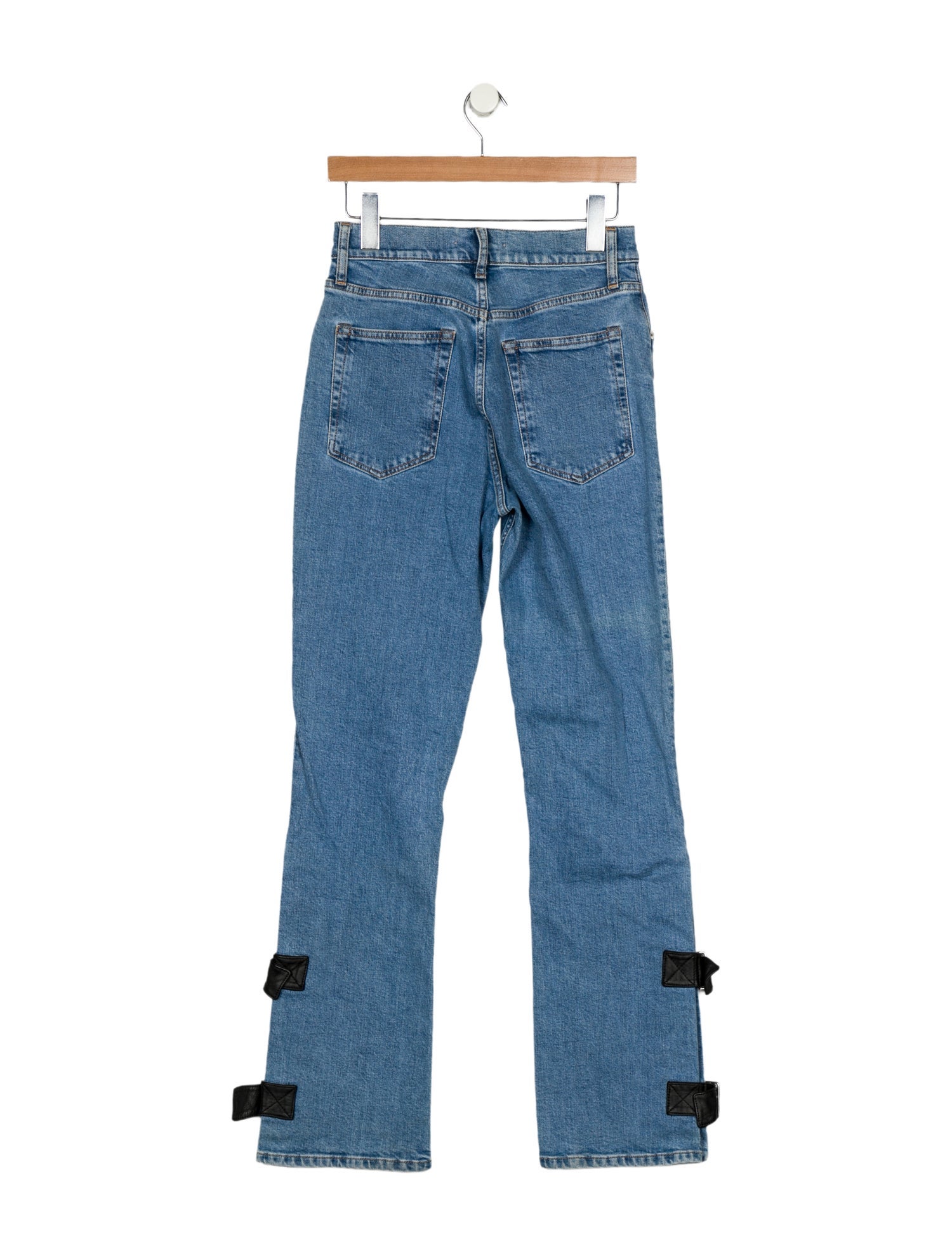 Helmut Lang High-Rise Straight Leg Jeans