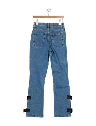 Helmut Lang High-Rise Straight Leg Jeans