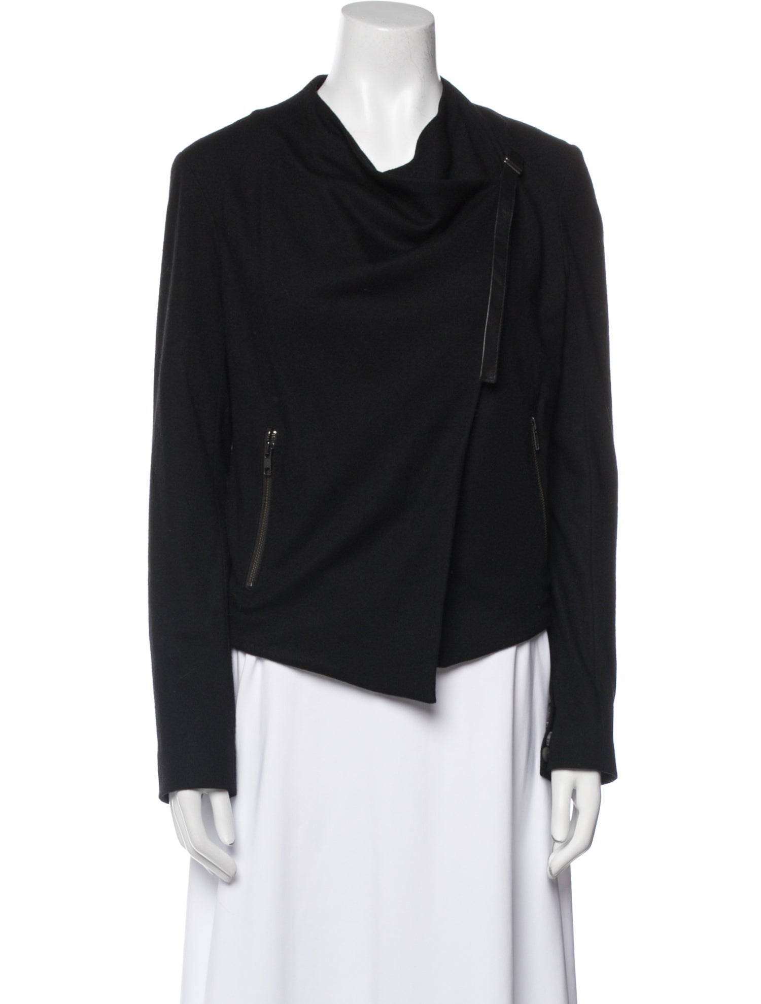 Helmut Lang Wool Biker Jacket