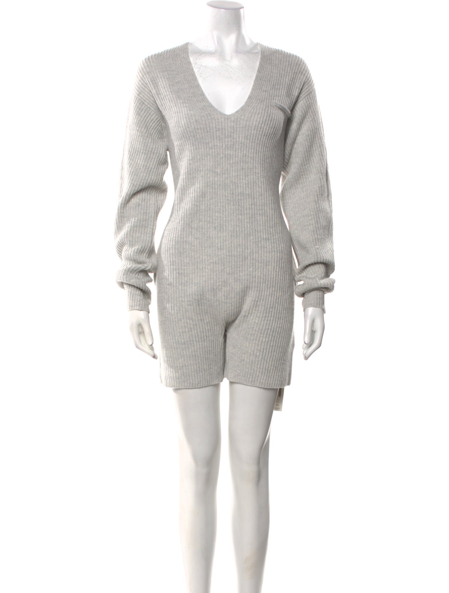 Helmut Lang Wool V-Neck Romper