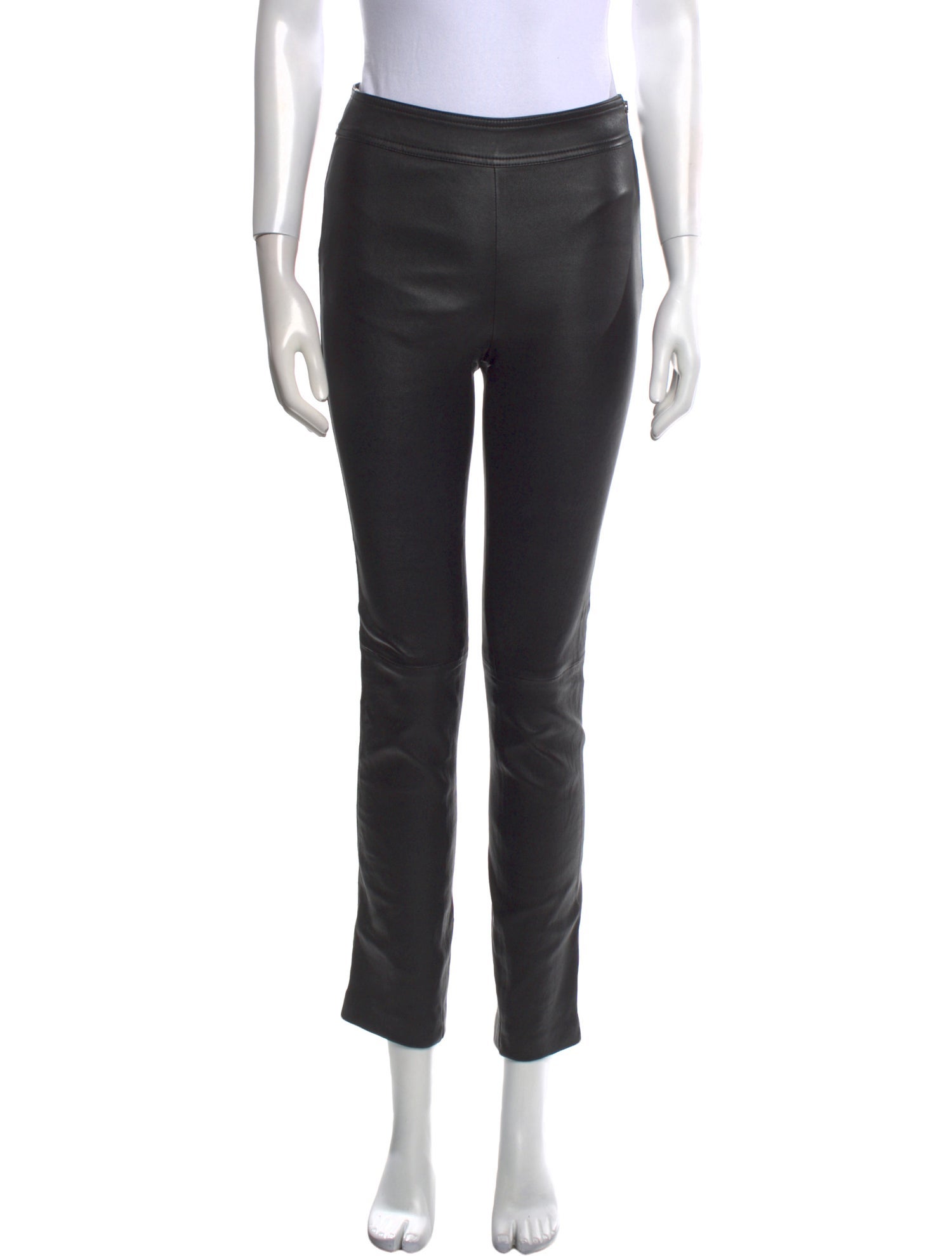 Helmut Lang Lamb Leather Straight Leg Pants