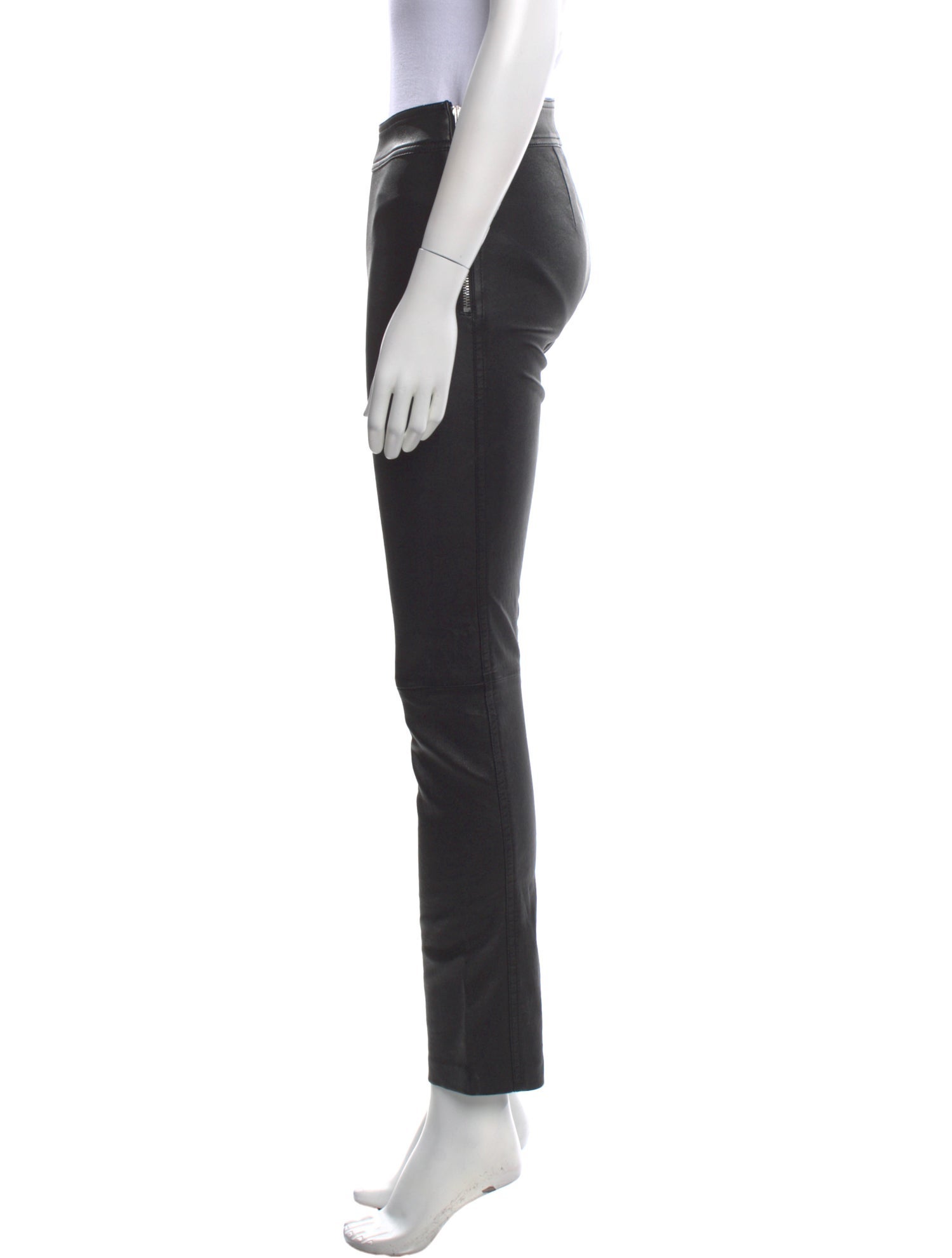 Helmut Lang Lamb Leather Straight Leg Pants