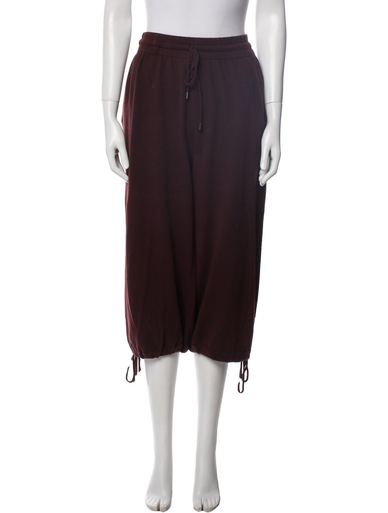 Helmut Lang Cashmere Wide Leg Pants