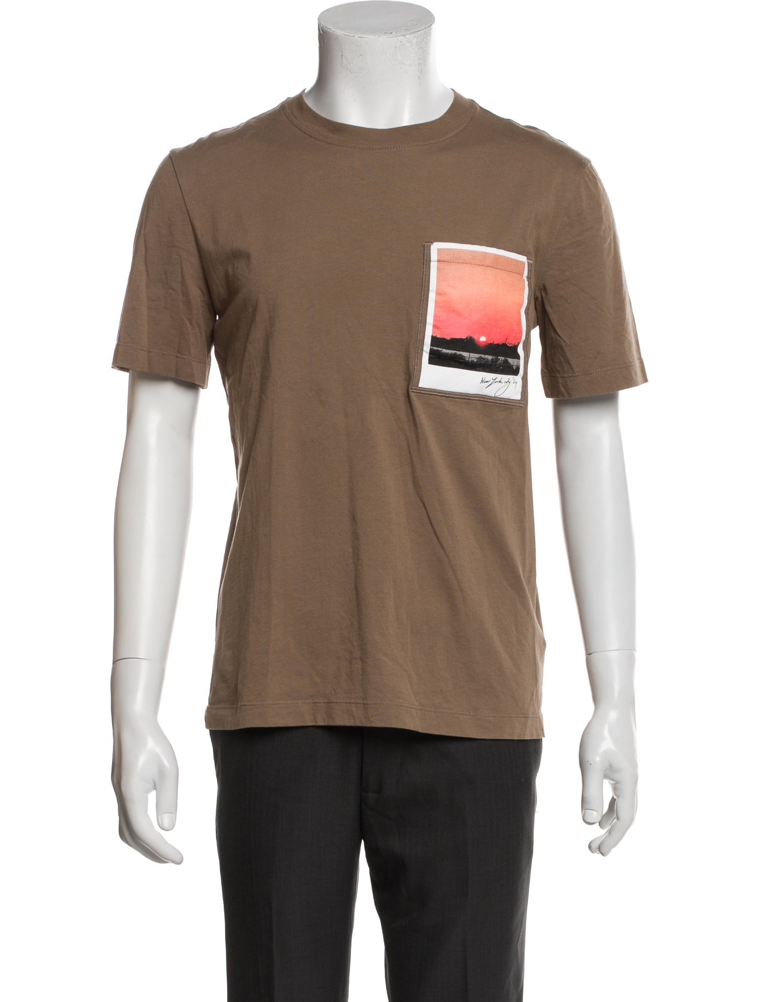 Helmut Lang Graphic Print Crew Neck T-Shirt