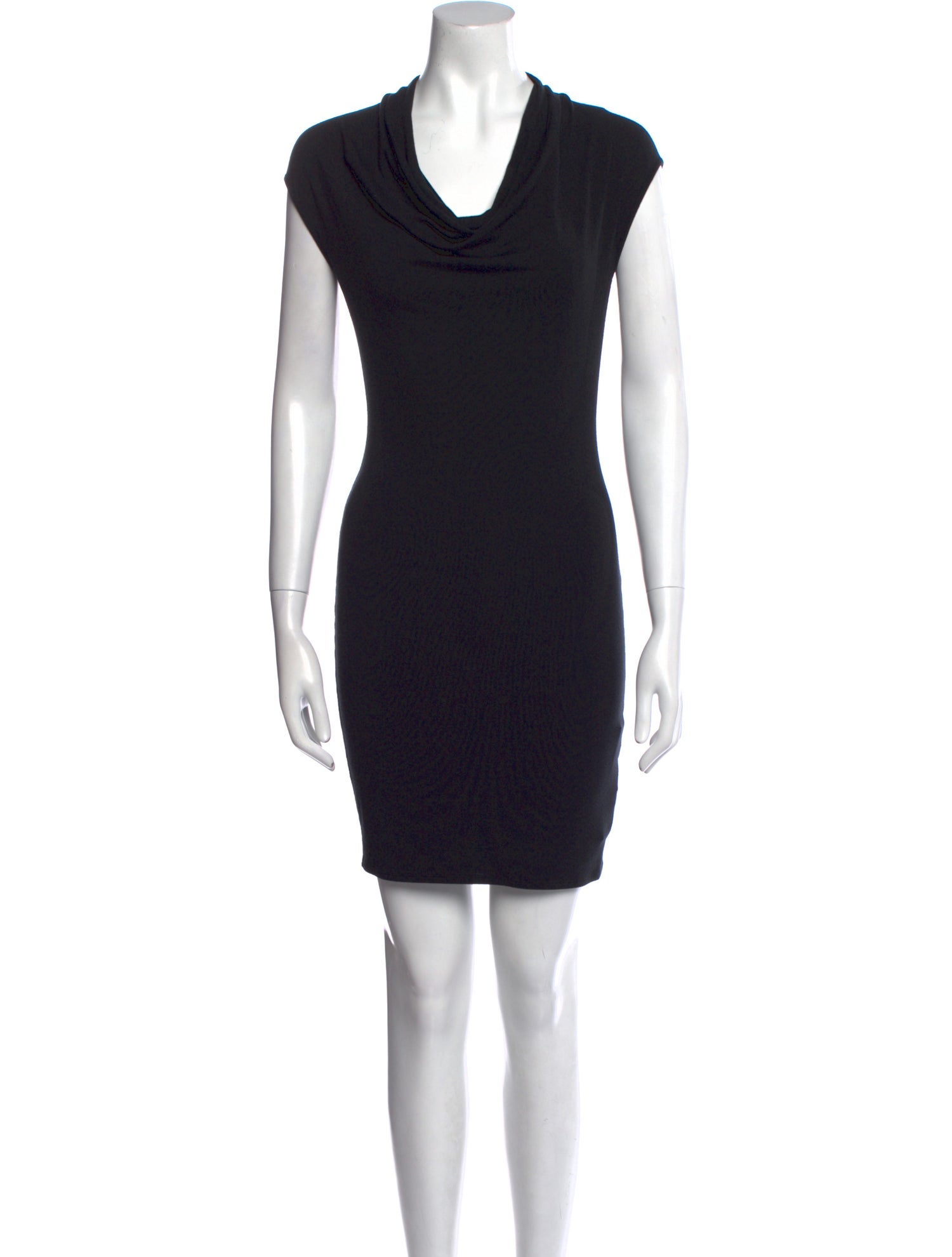 Helmut Lang Cowl Neck Mini Dress