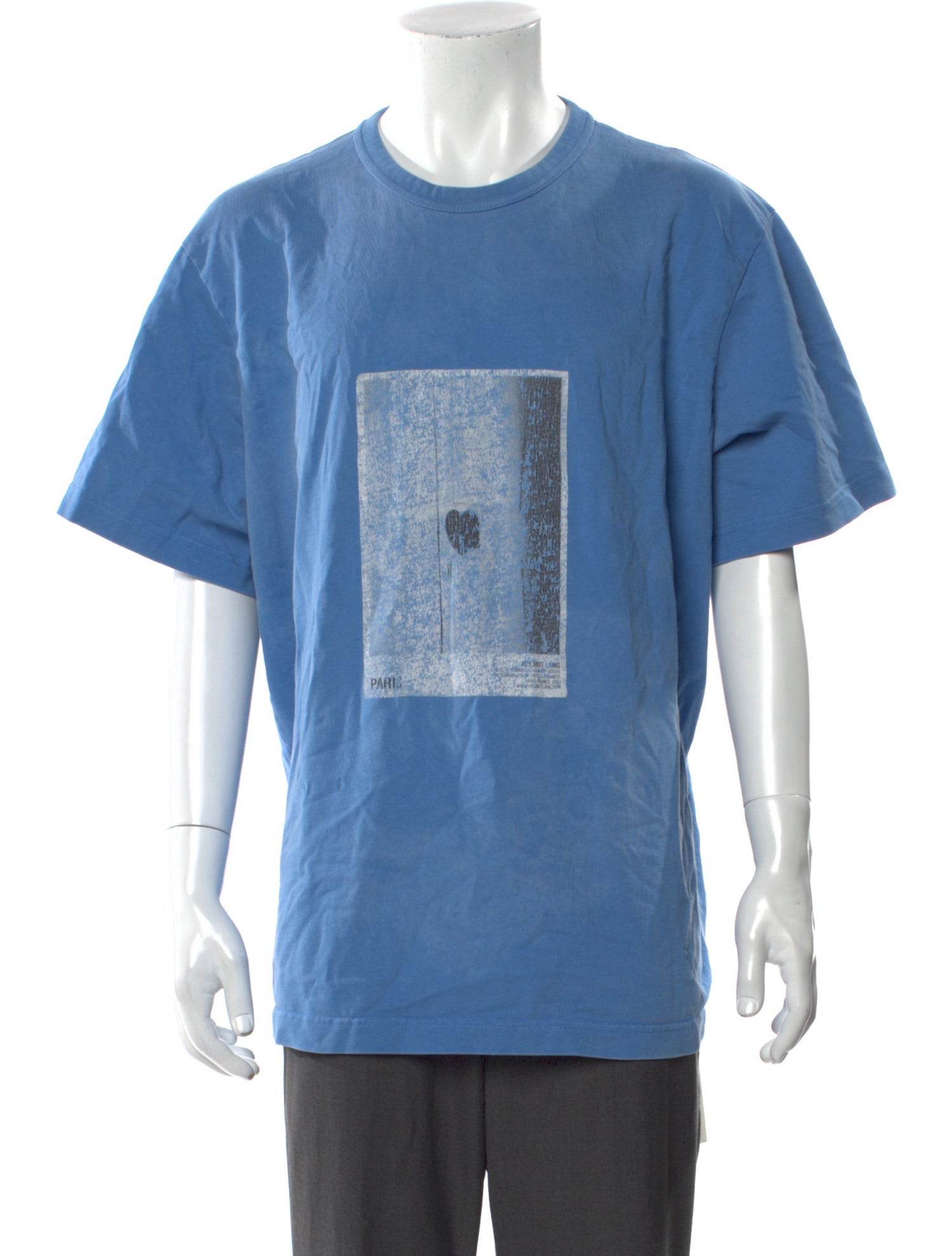 Helmut Lang Graphic Print Crew Neck T-Shirt
