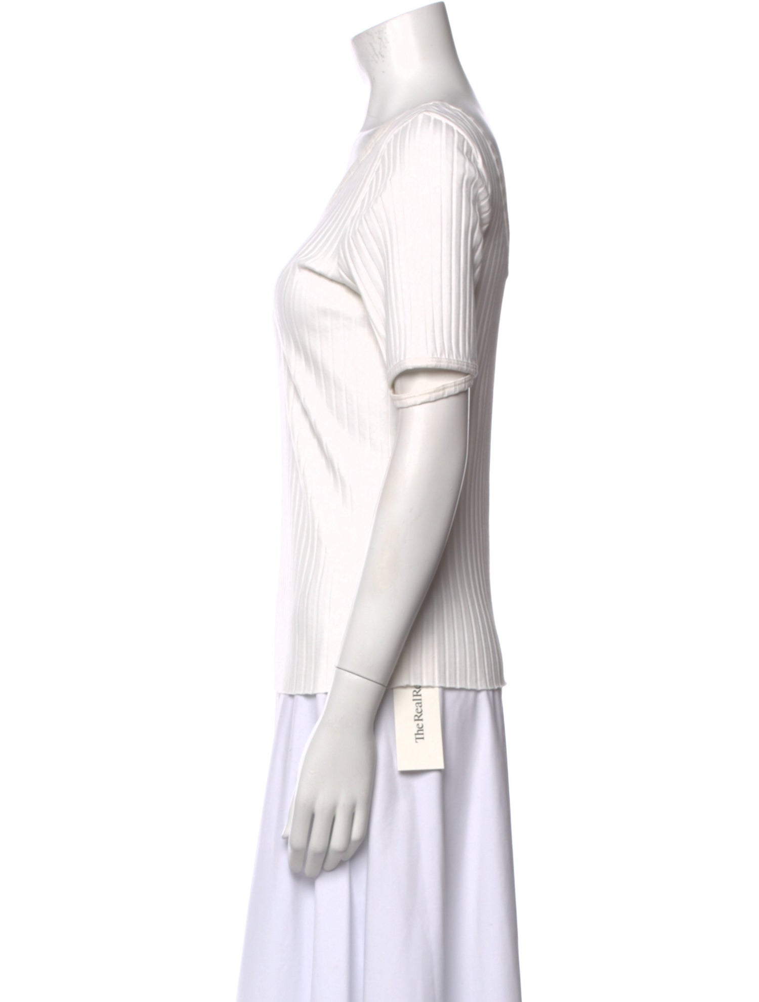 Helmut Lang Striped V-Neck Top