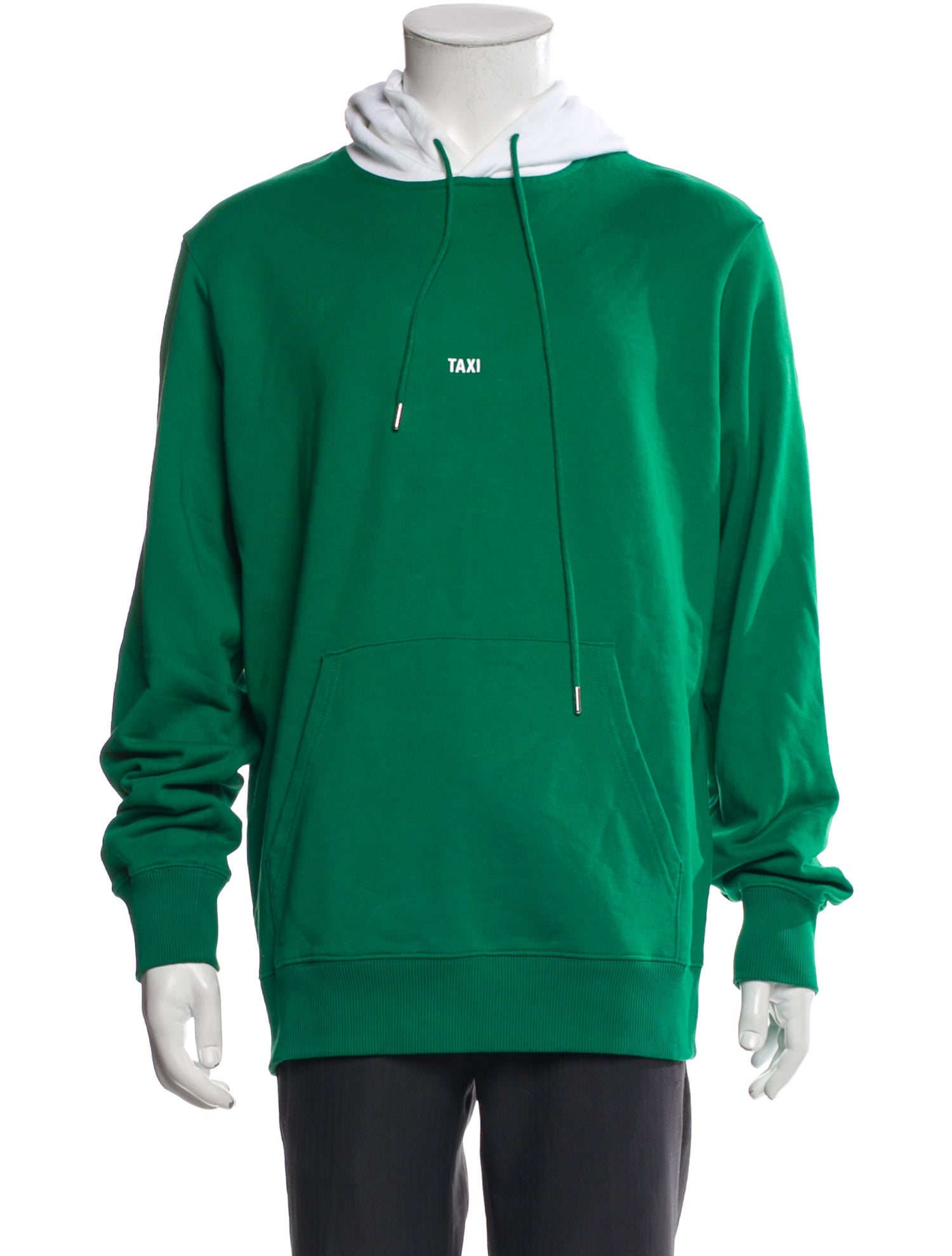 Helmut Lang Colorblock Pattern Crew Neck Hoodie