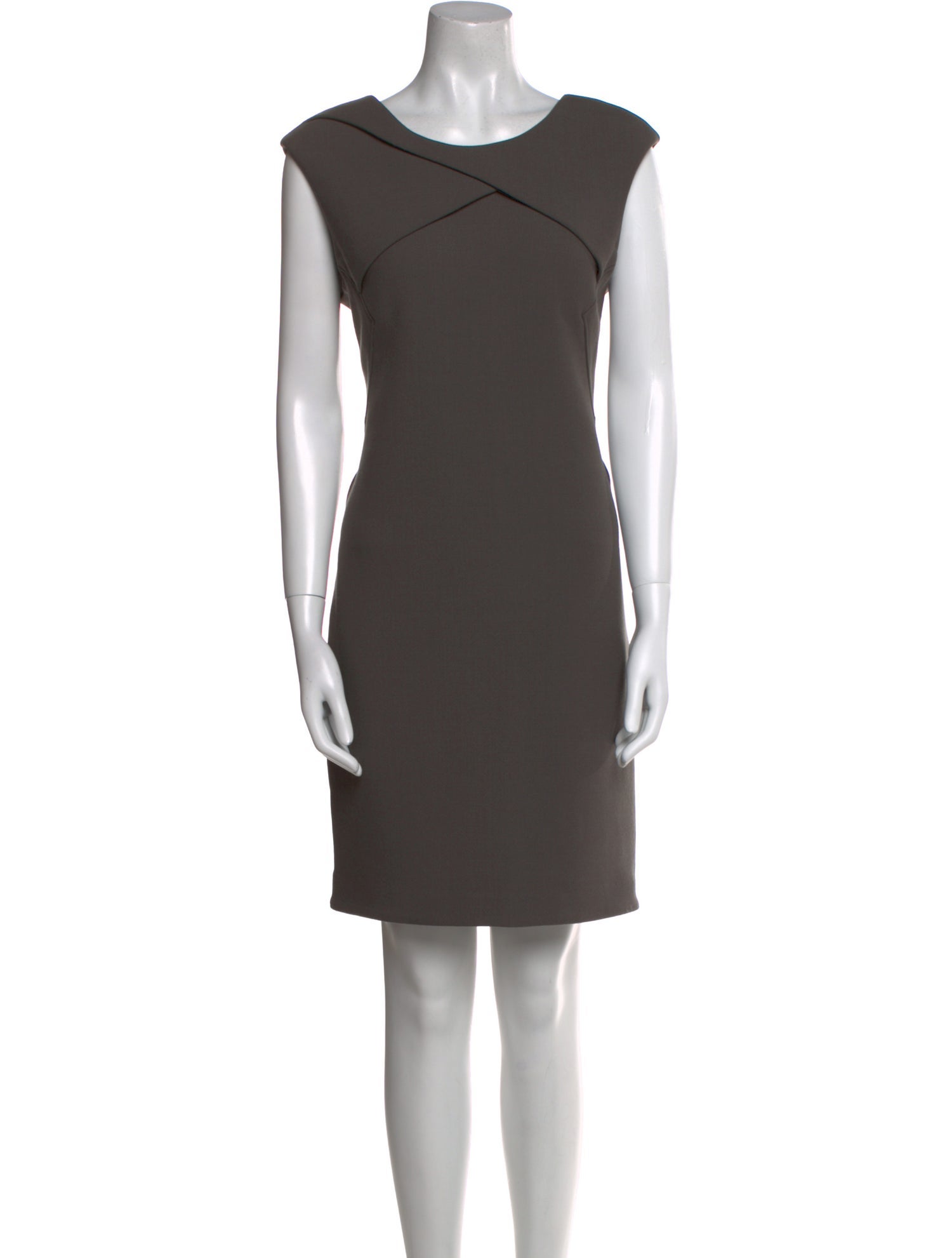 Helmut Lang Bateau Neckline Knee-Length Dress