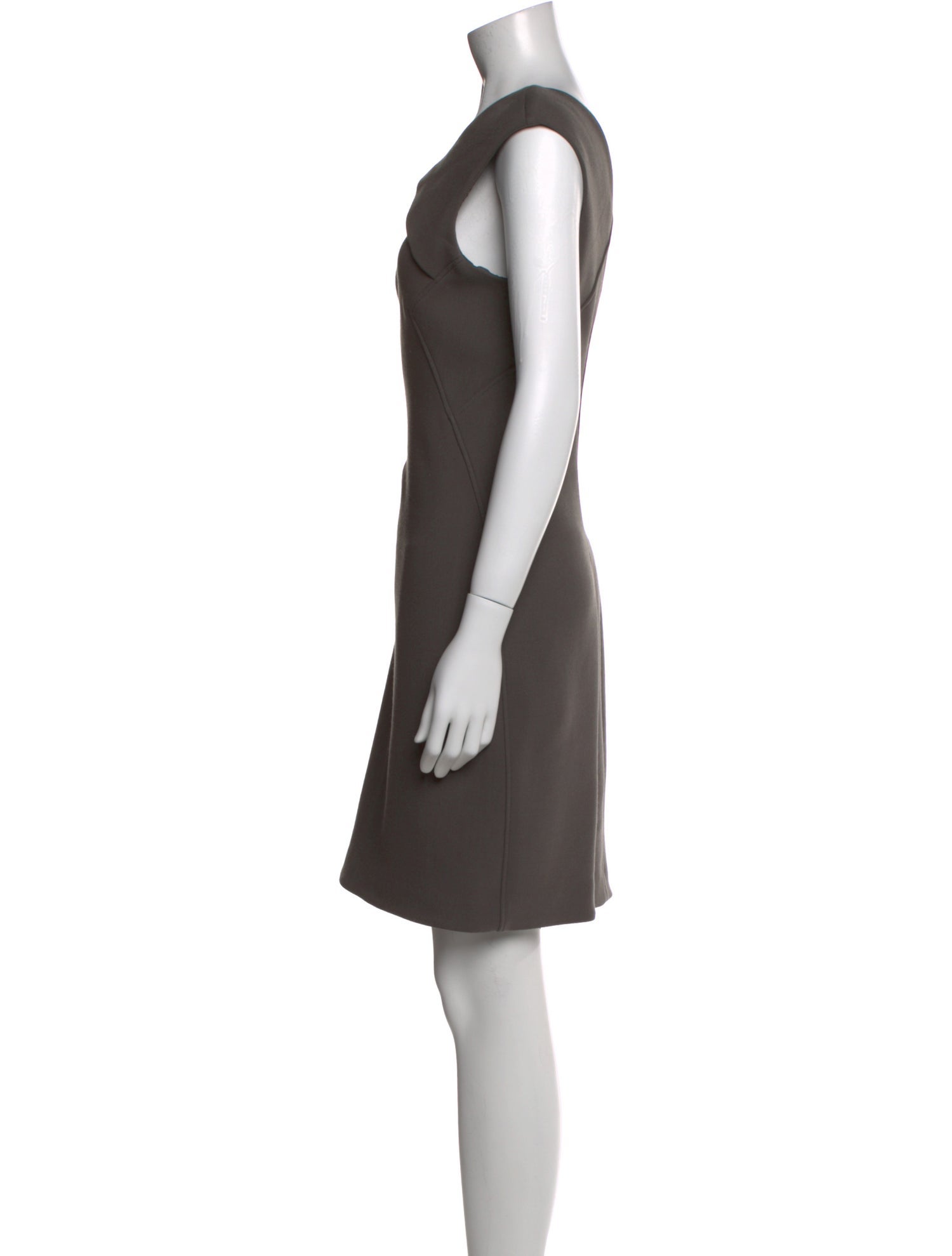 Helmut Lang Bateau Neckline Knee-Length Dress