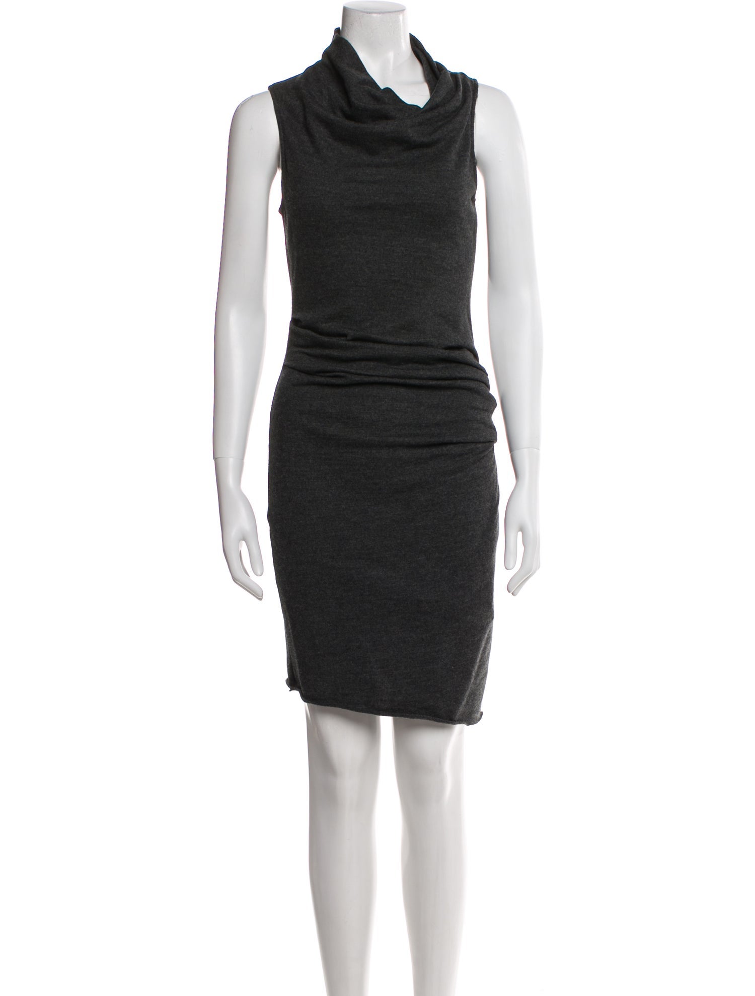 Helmut Lang Wool Knee-Length Dress