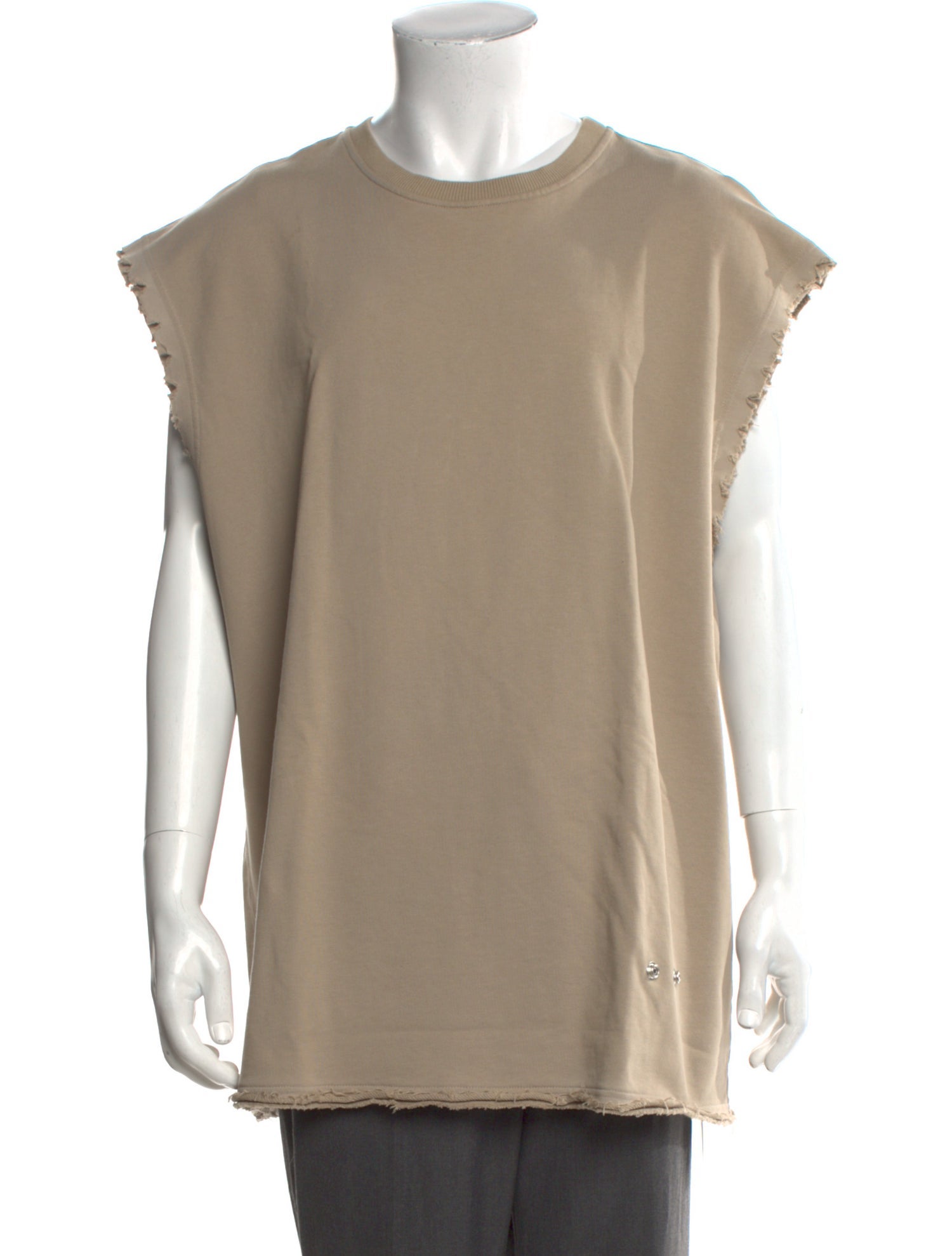 Helmut Lang Crew Neck Sleeveless T-Shirt