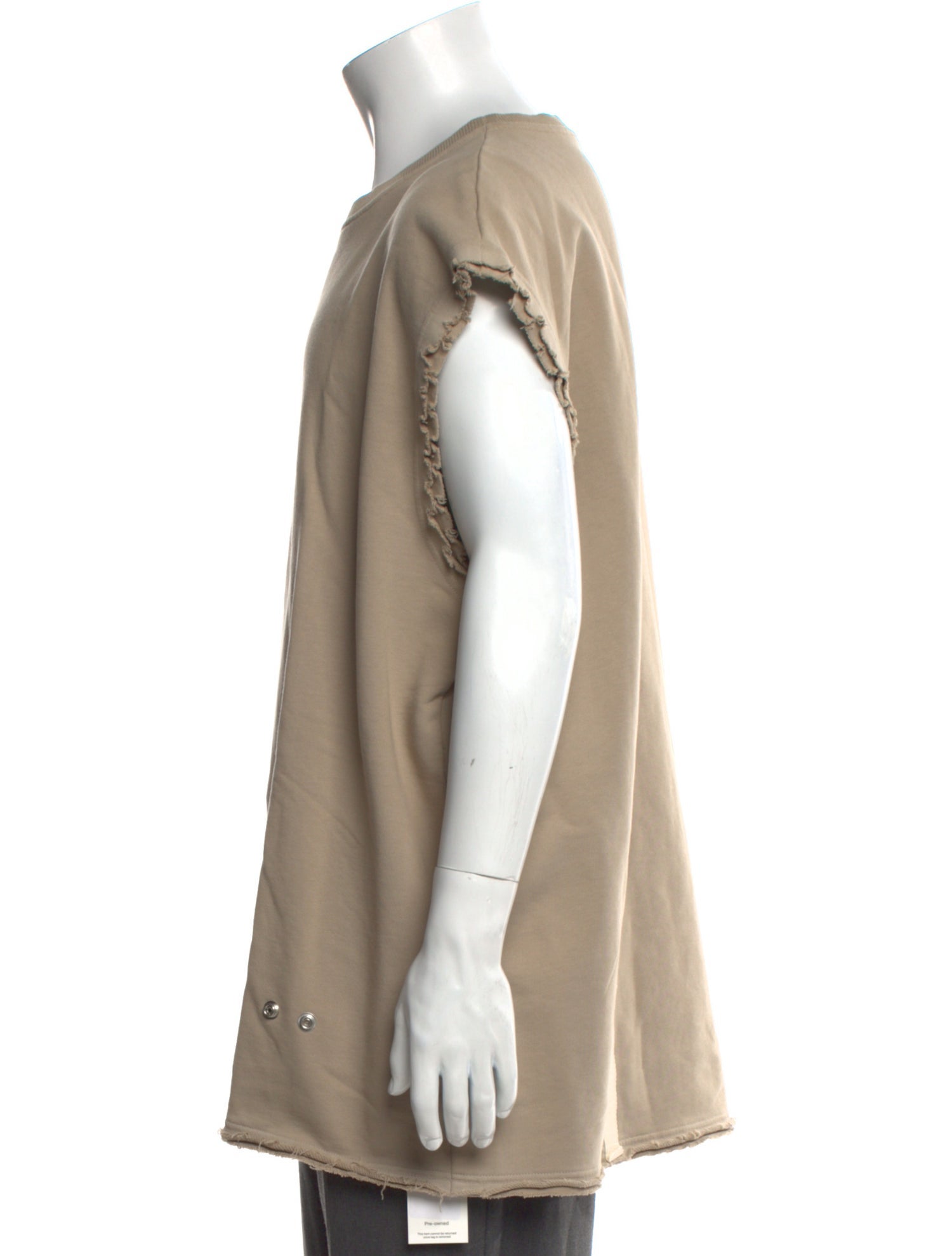 Helmut Lang Crew Neck Sleeveless T-Shirt