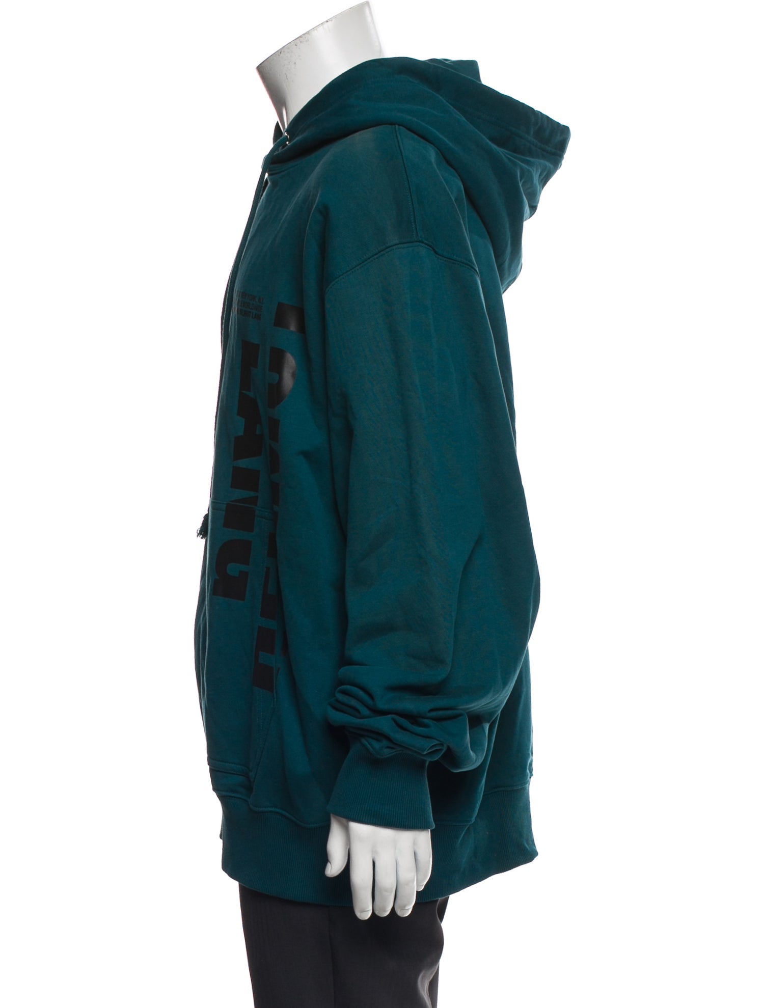 Helmut Lang Graphic Print Crew Neck Hoodie