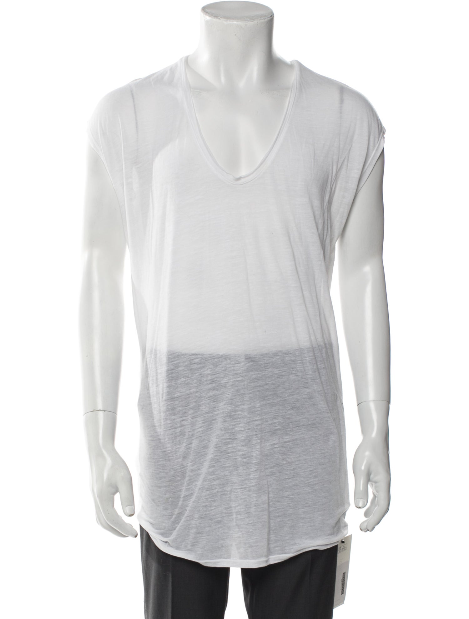 Helmut Lang Scoop Neck Short Sleeve T-Shirt