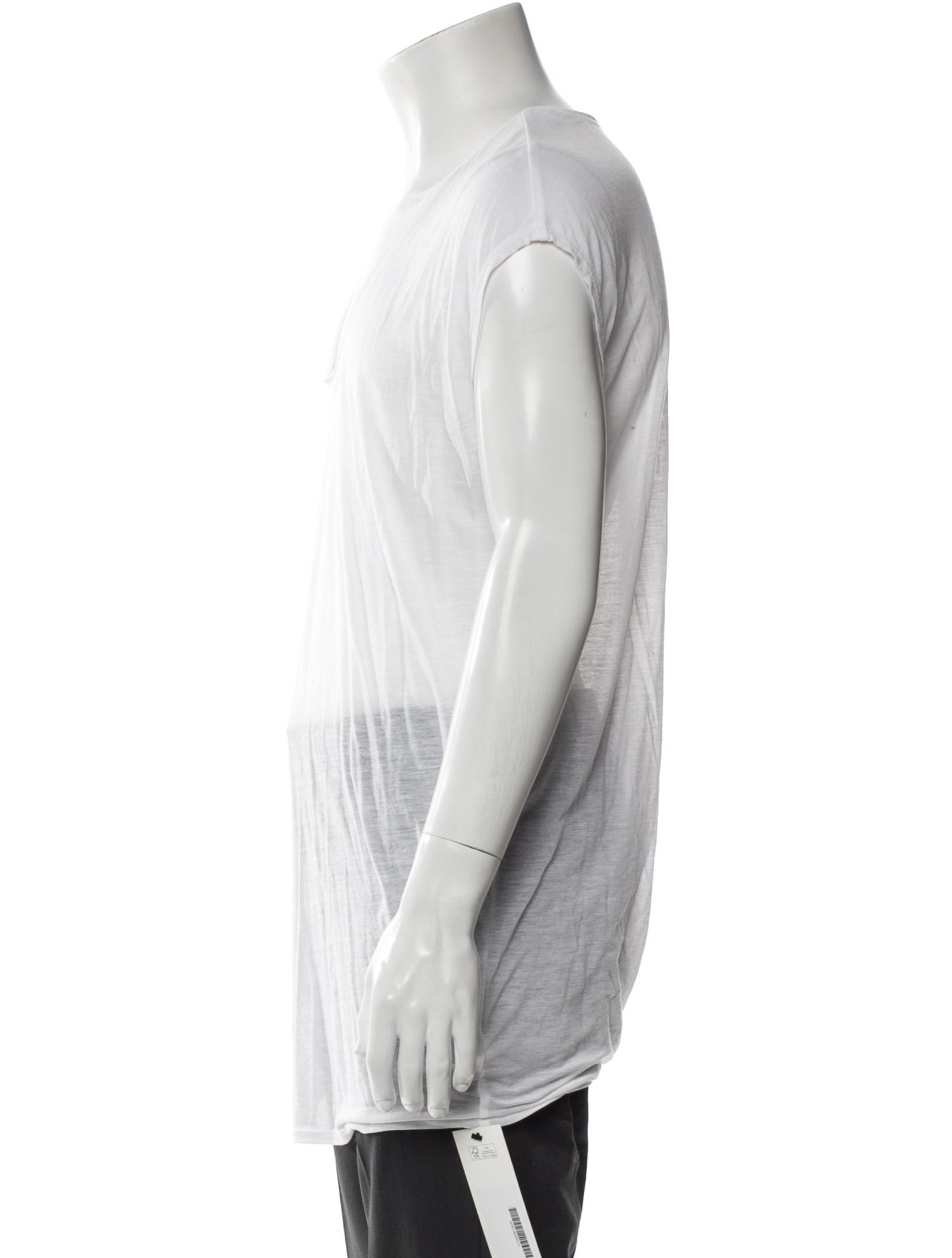 Helmut Lang Scoop Neck Short Sleeve T-Shirt