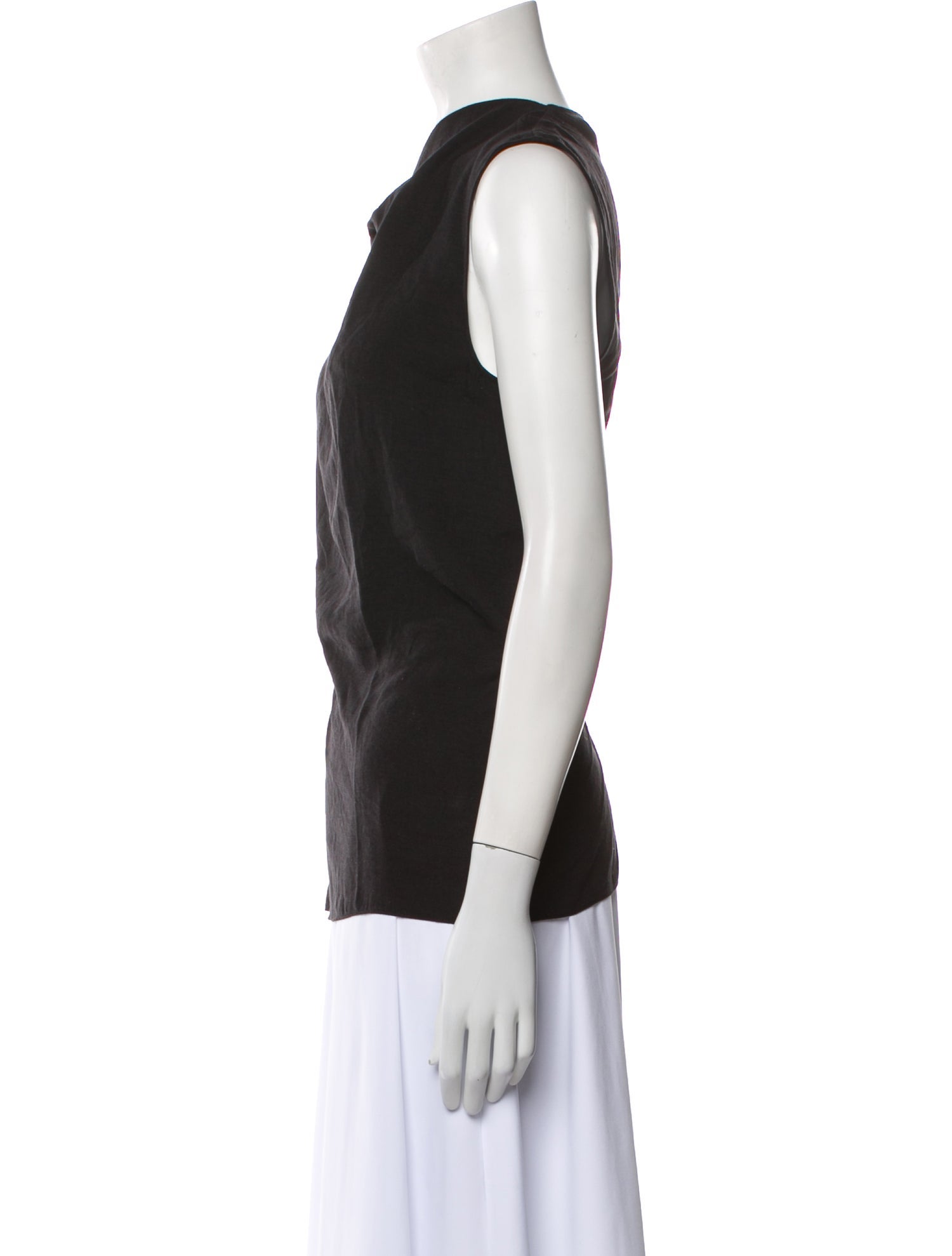 Helmut Lang One-Shoulder Sleeveless Top