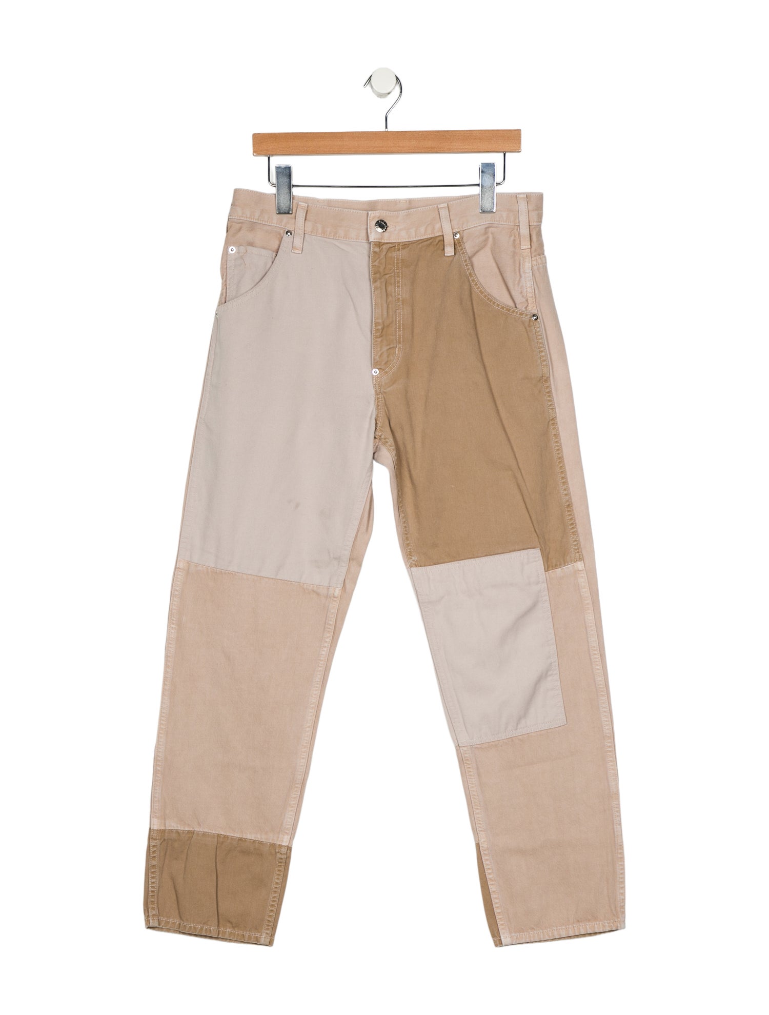 Helmut Lang Colorblock Pattern Chinos