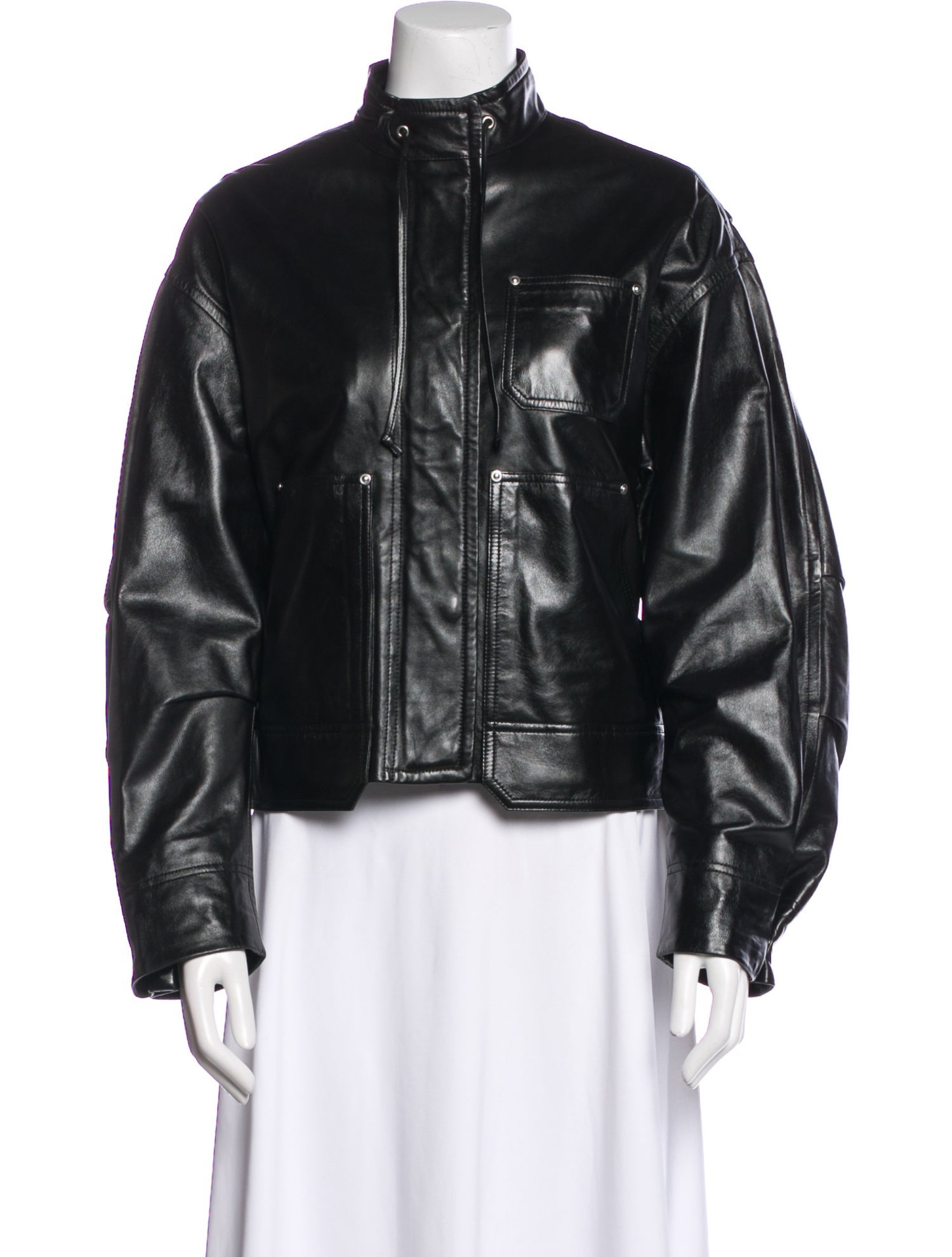 Helmut Lang Lamb Leather Biker Jacket