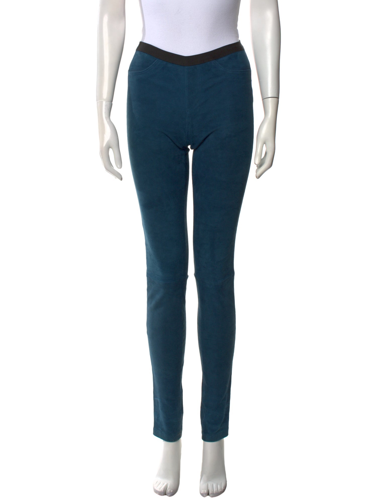 Helmut Lang Leather Skinny Leg Pants