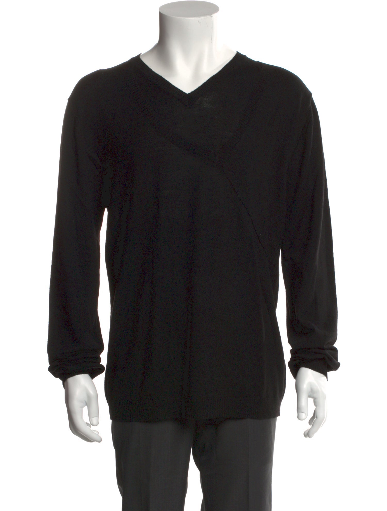 Helmut Lang Merino Wool V-Neck Pullover w/ Tags