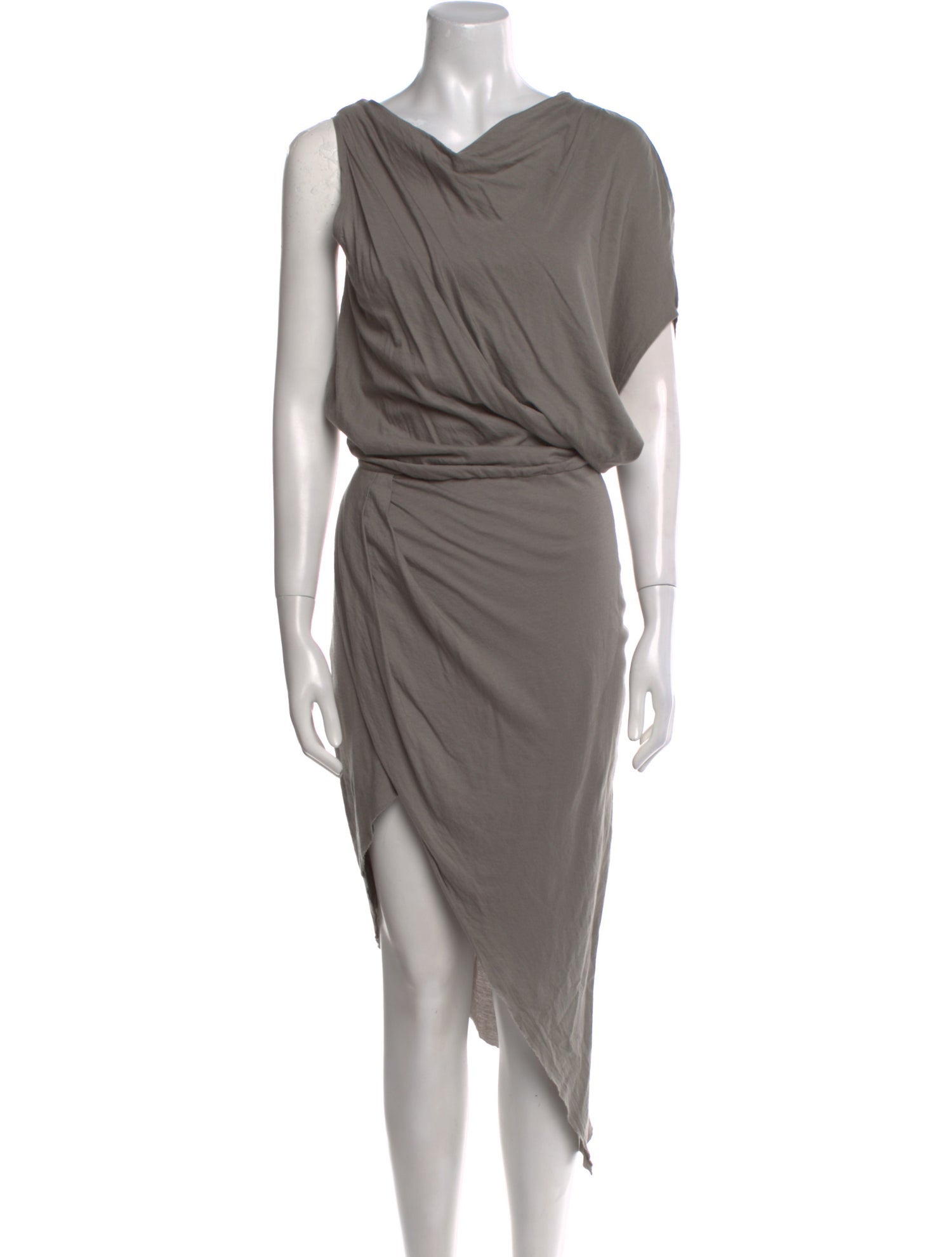Helmut Lang Cowl Neck Long Dress