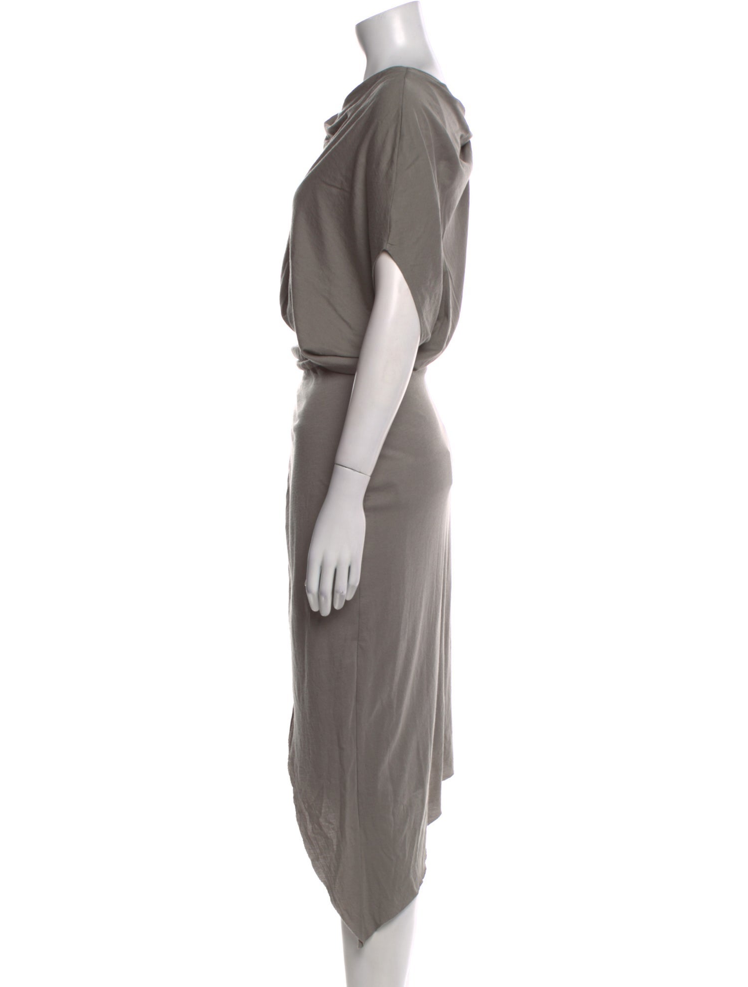 Helmut Lang Cowl Neck Long Dress