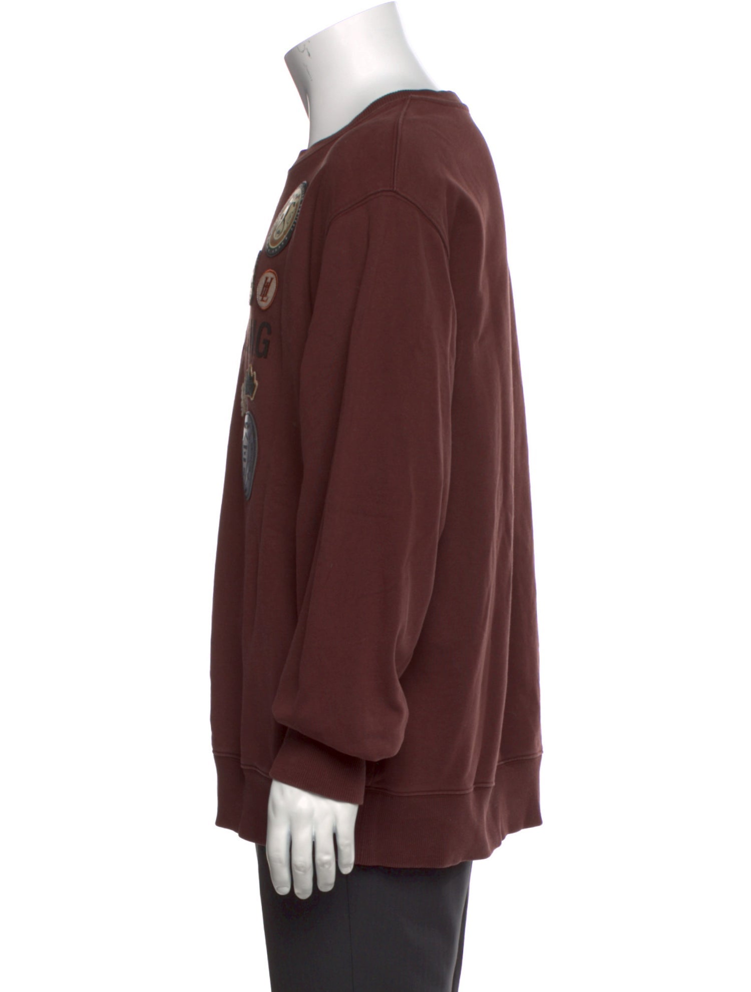 Helmut Lang Graphic Print Crew Neck Sweatshirt