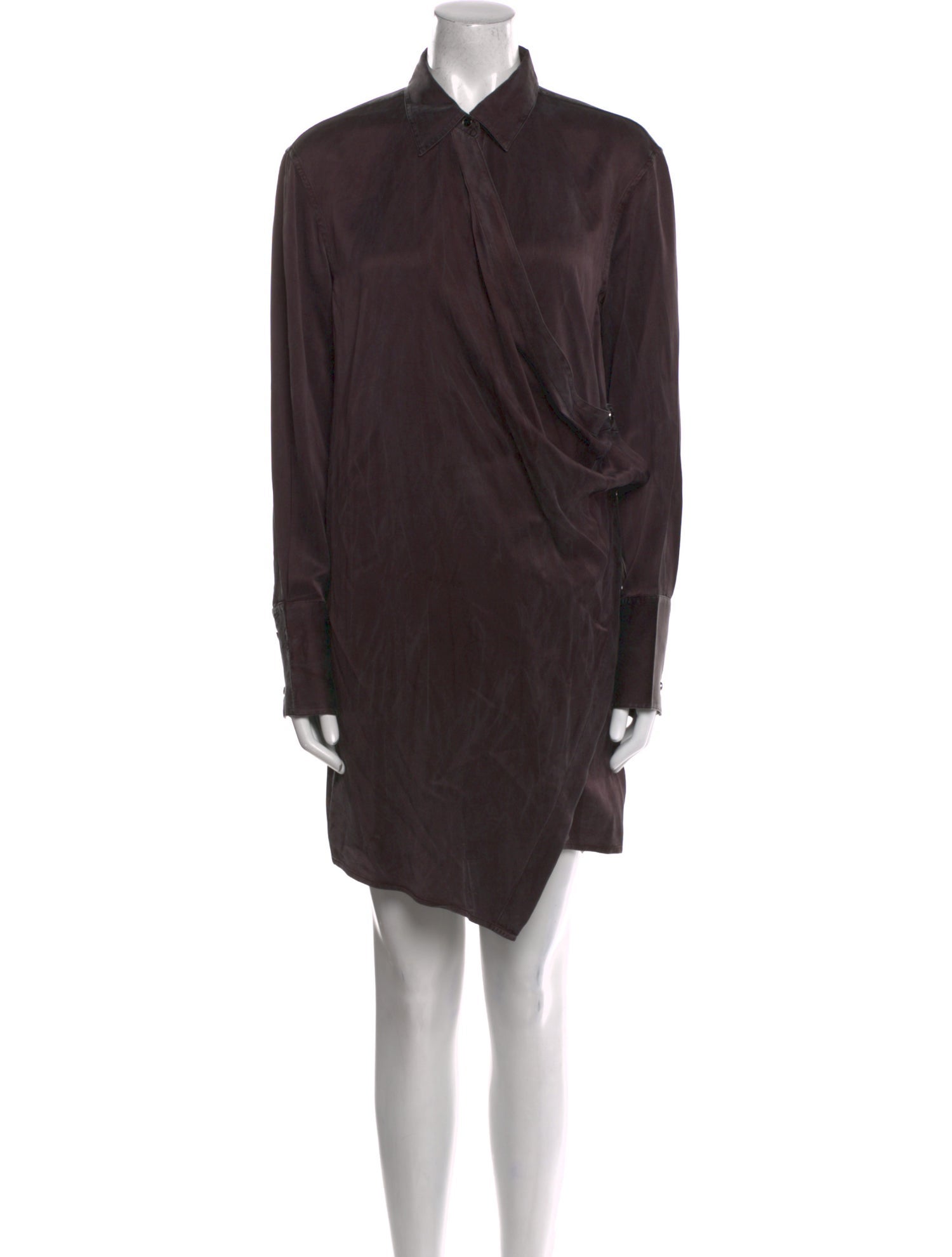 Helmut Lang Silk Knee-Length Dress